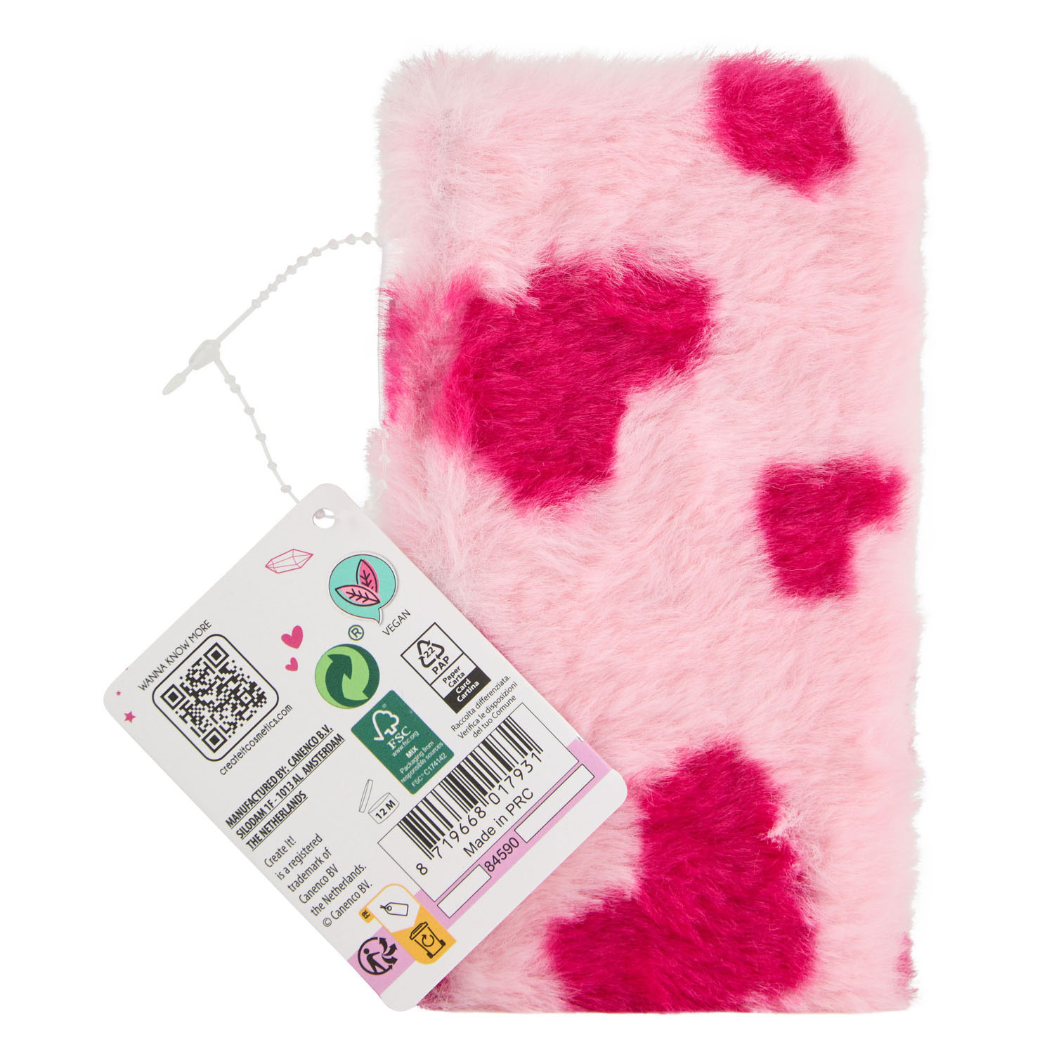 Create It! Carnet de Maquillage Coeur Fluffy