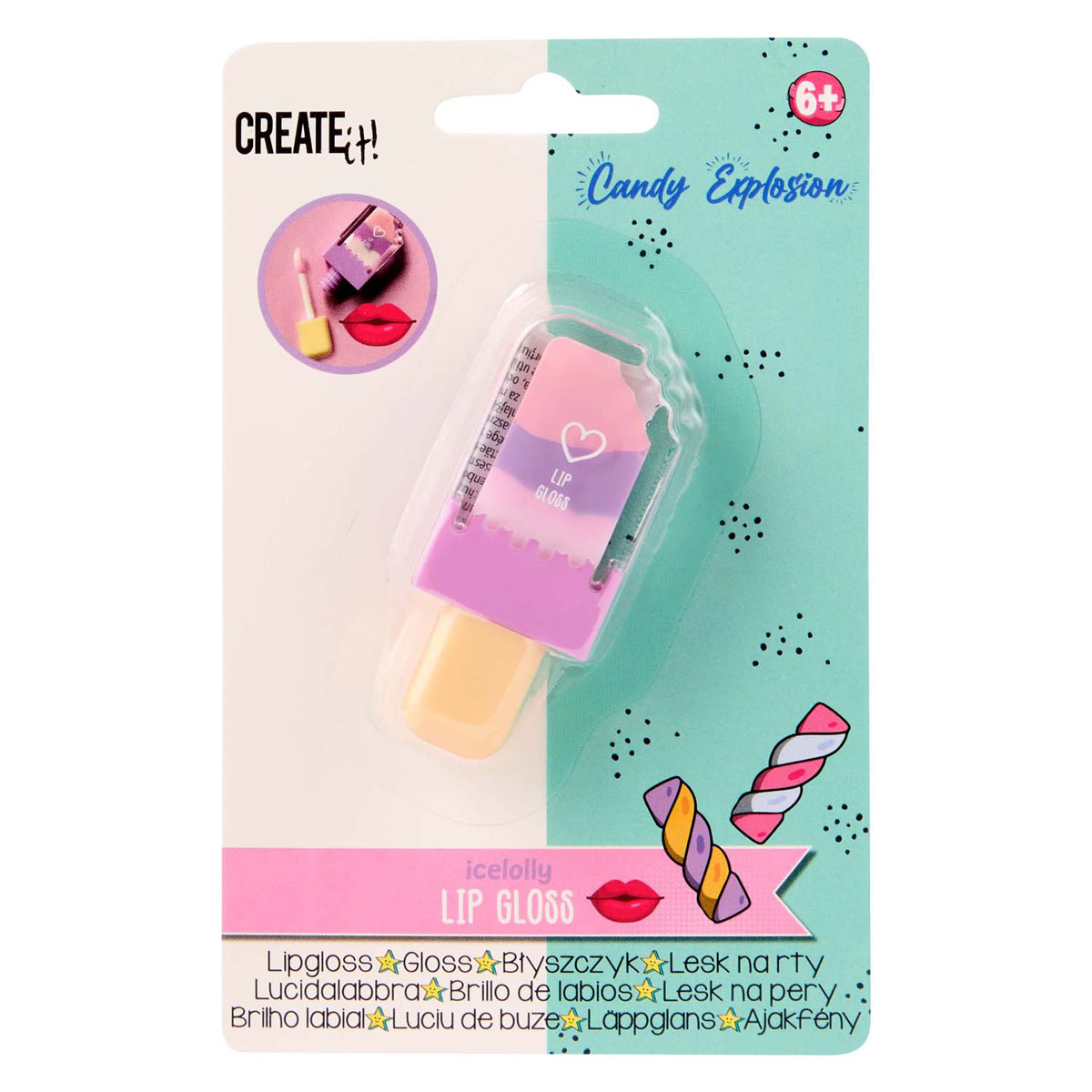 Create It! Candy Lipgloss „Eis am Stiel“.