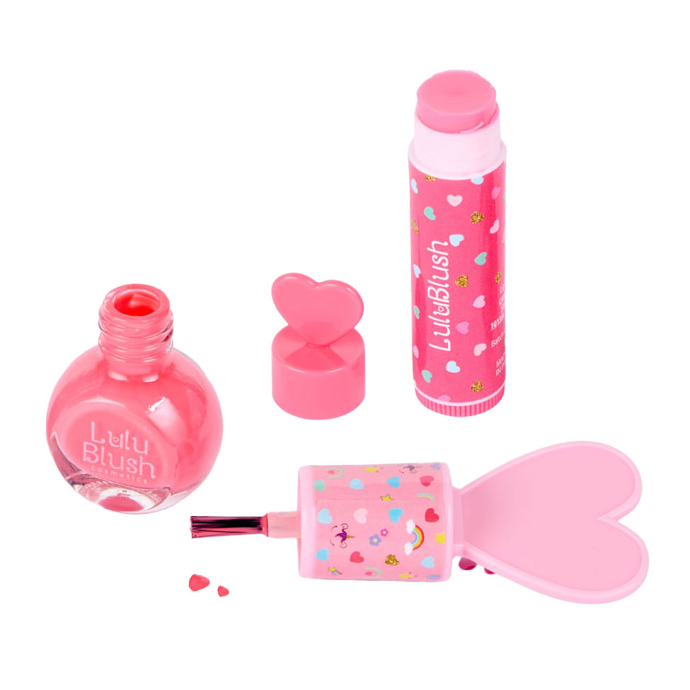 Trousse de maquillage Lulu Blush Transparente