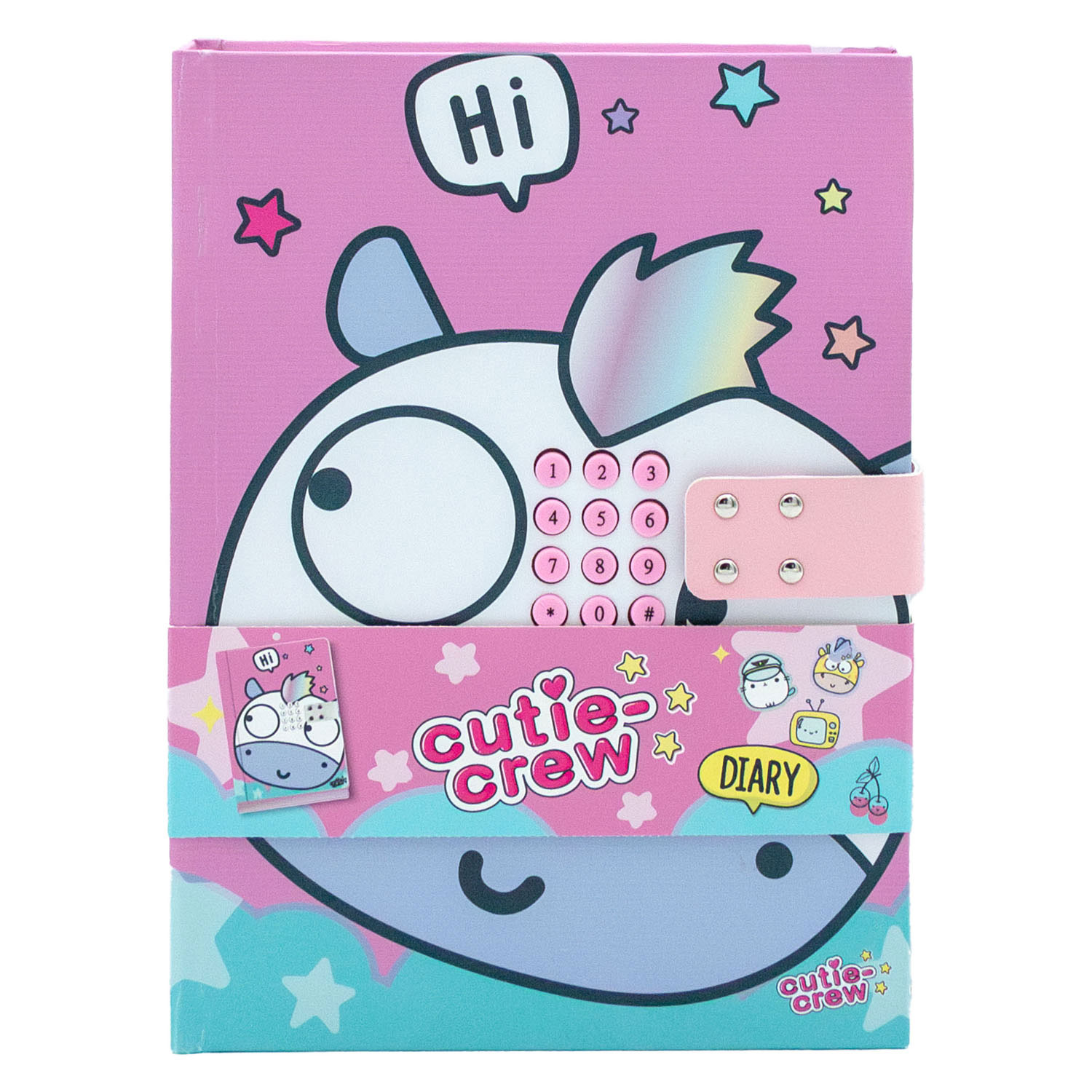 Cutie Crew Tagebuch mit Geheimcode Pink