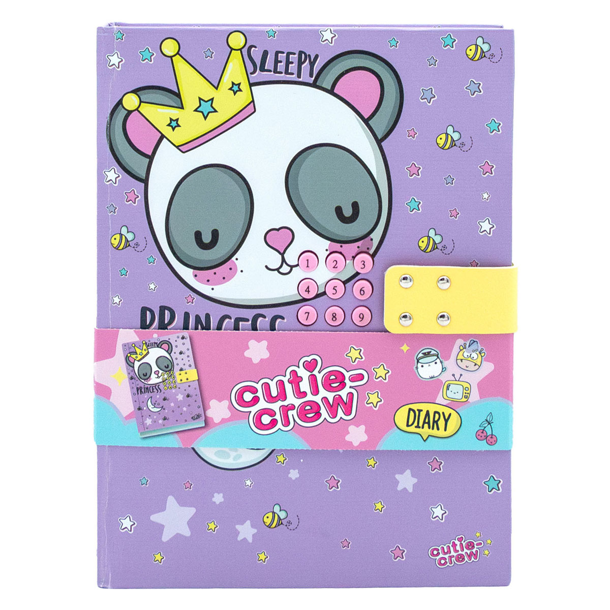 Journal Cutie Crew avec code secret violet