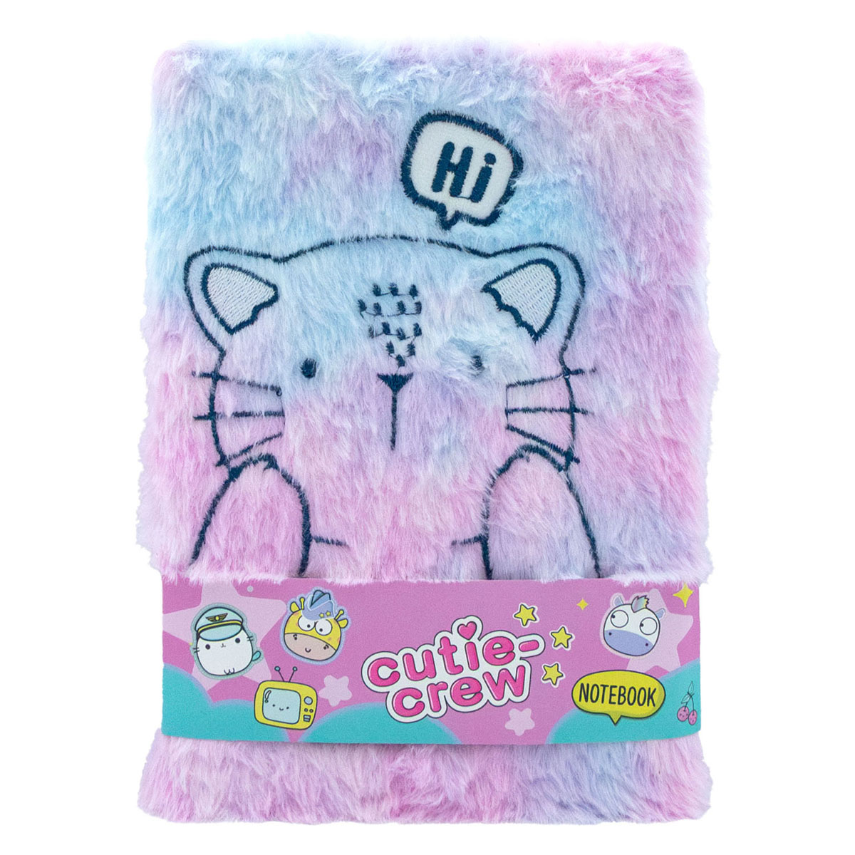 Carnet en peluche Cutie Crew