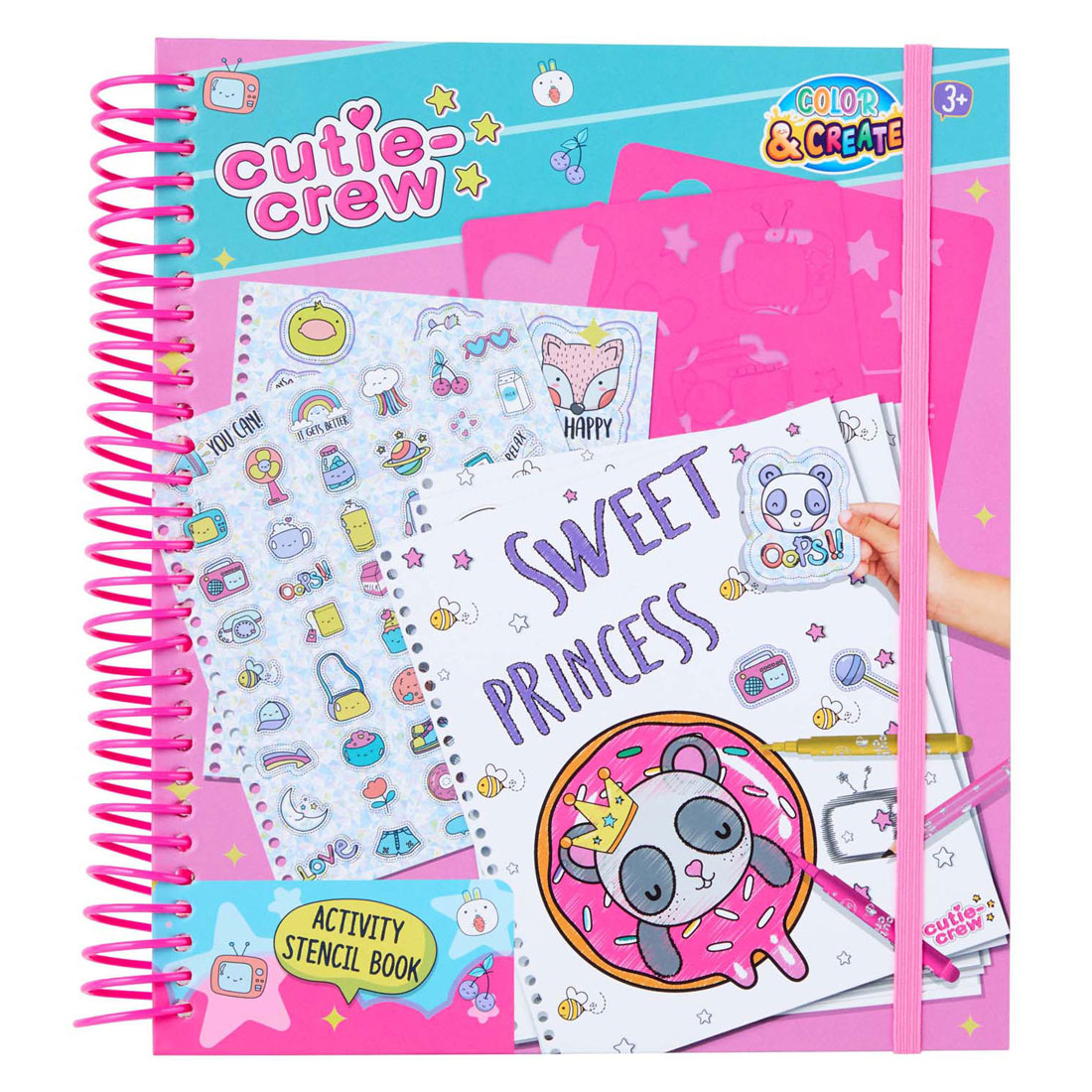 Cutie Crew Sjabloon Activiteiten Kleurboek