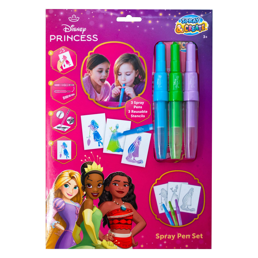 Ensemble de stylos soufflants Princesse Disney