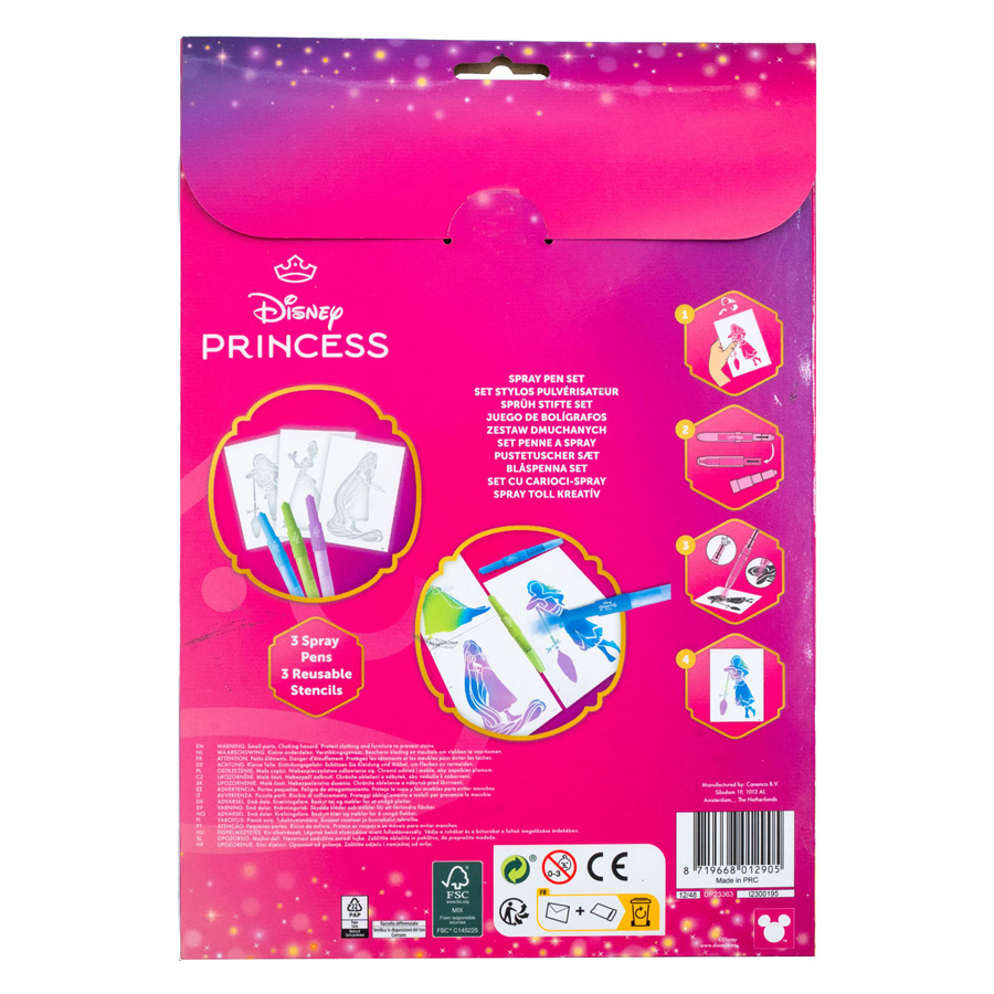 Ensemble de stylos soufflants Princesse Disney