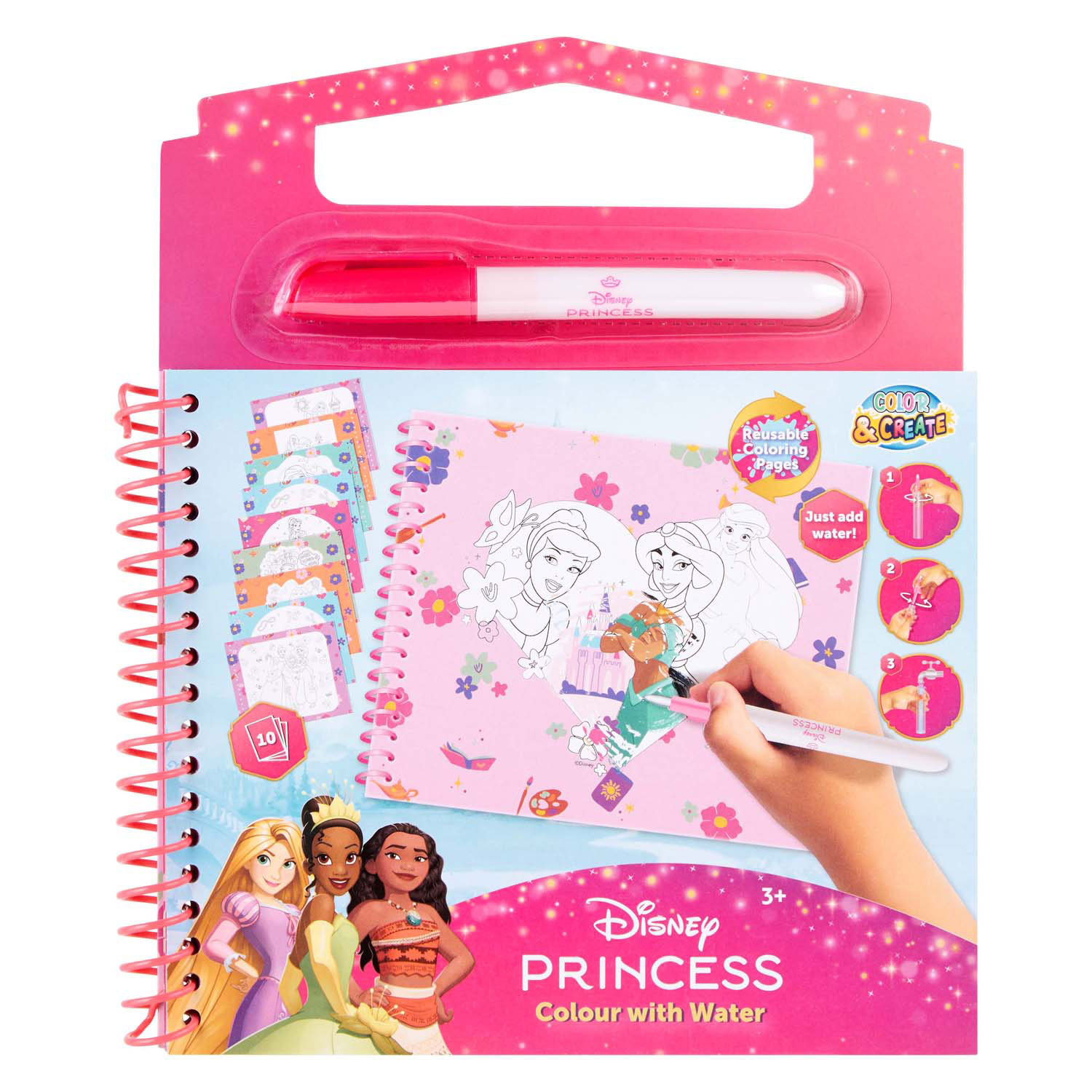 Disney Prinses Waterkleurboek