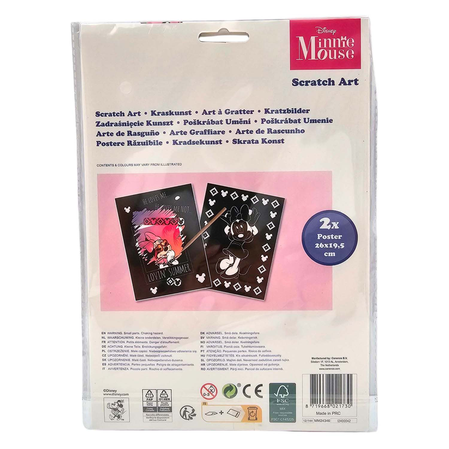 Minnie Mouse Kratzkunst