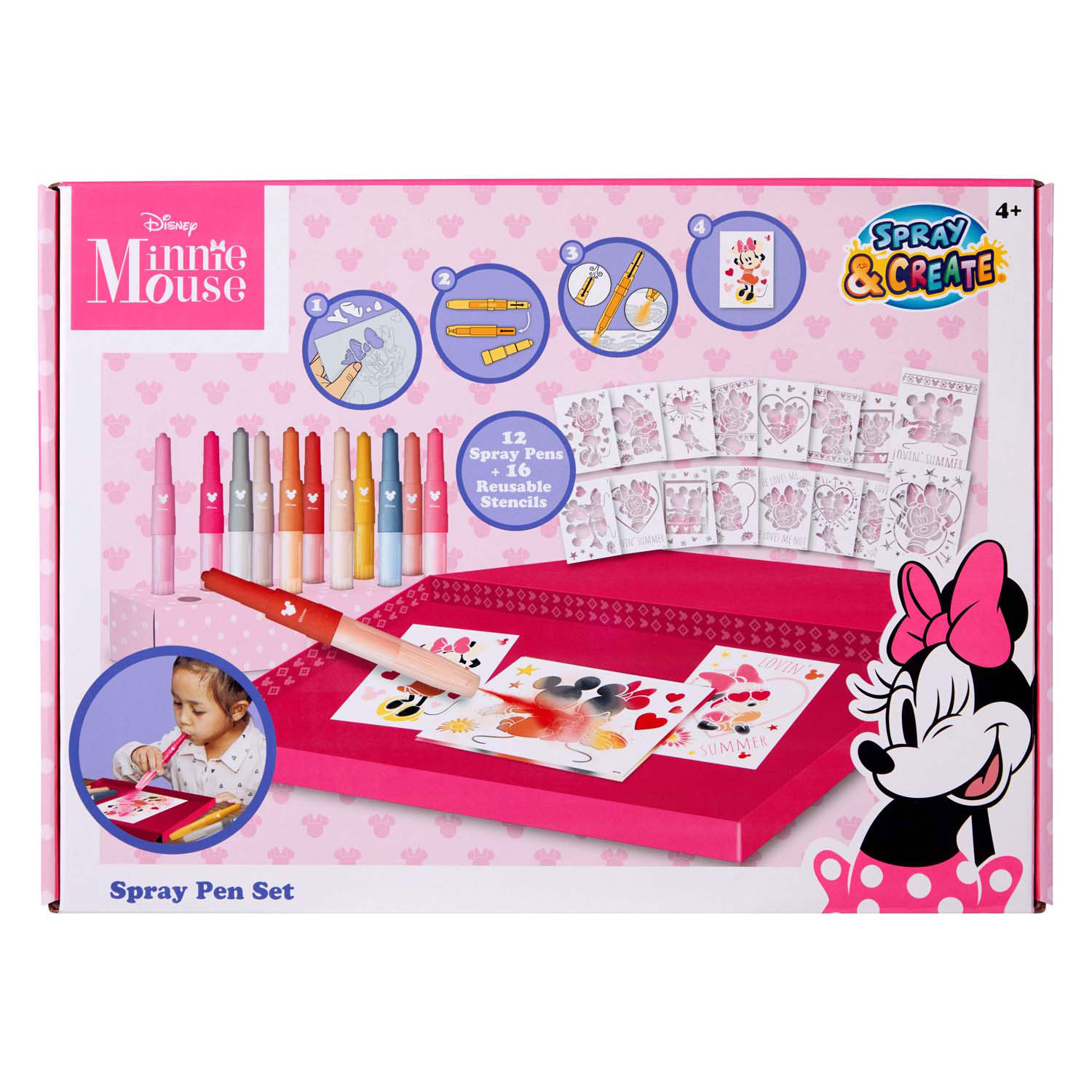 Minnie Mouse Blow Pens Deluxe Set