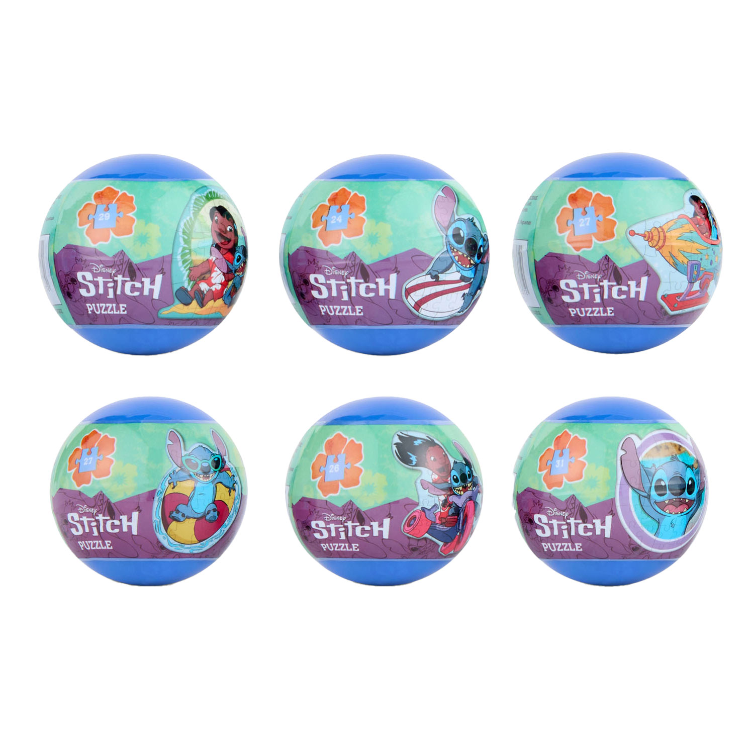 Boule de puzzle surprise Stitch