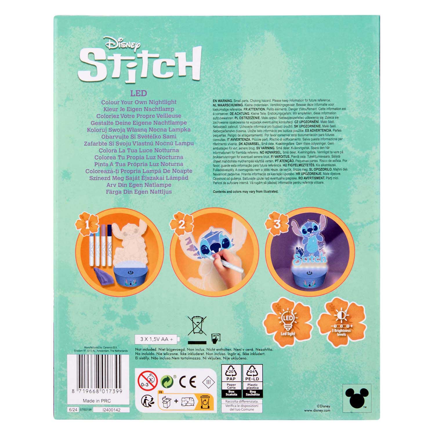 Stitch Maak je eigen LED Nachtlampje