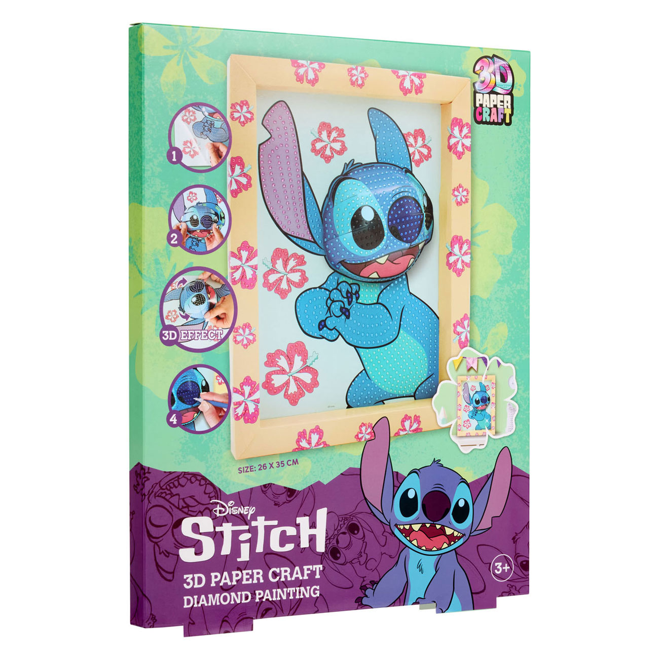 Stitch 3D-Diamant-Gemälde-Bastelset