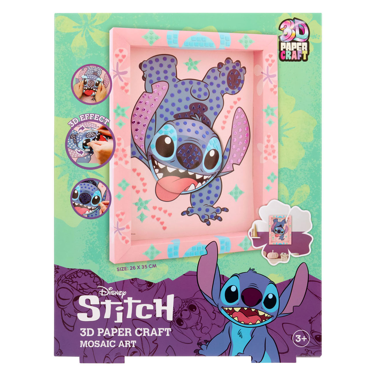 Kit d'artisanat d'art en mosaïque Stitch 3D