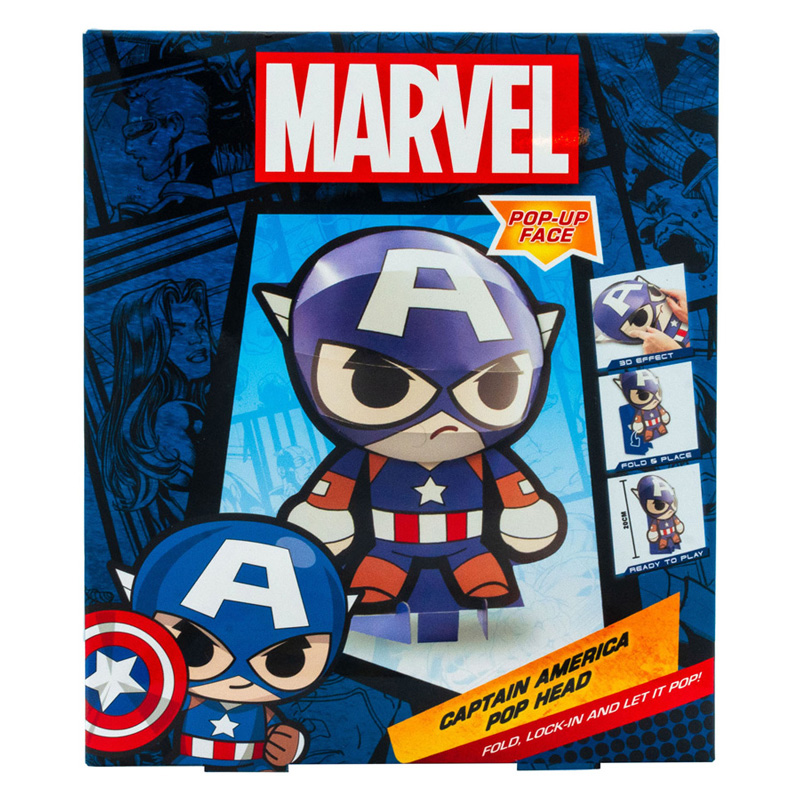 Falten Sie Ihren eigenen Marvel 3D-Figurenkarton