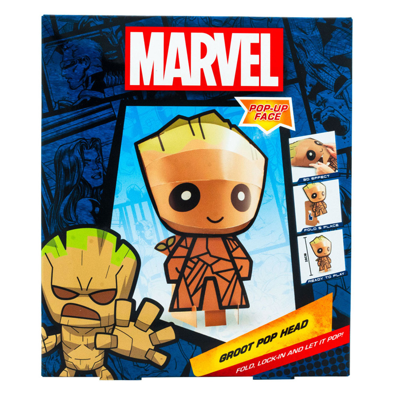 Falten Sie Ihren eigenen Marvel 3D-Figurenkarton