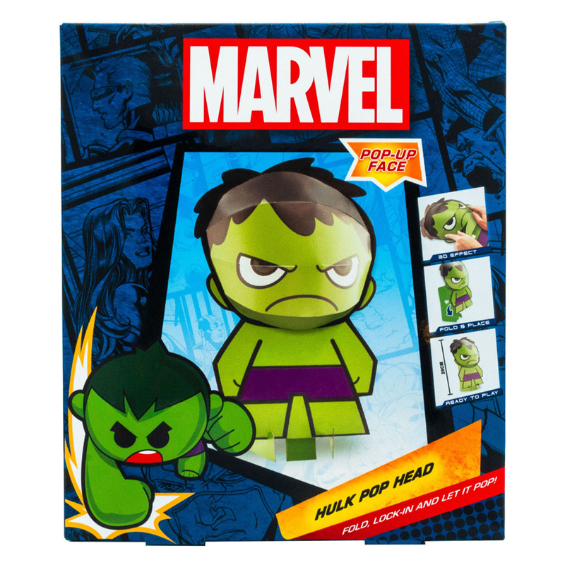 Falten Sie Ihren eigenen Marvel 3D-Figurenkarton