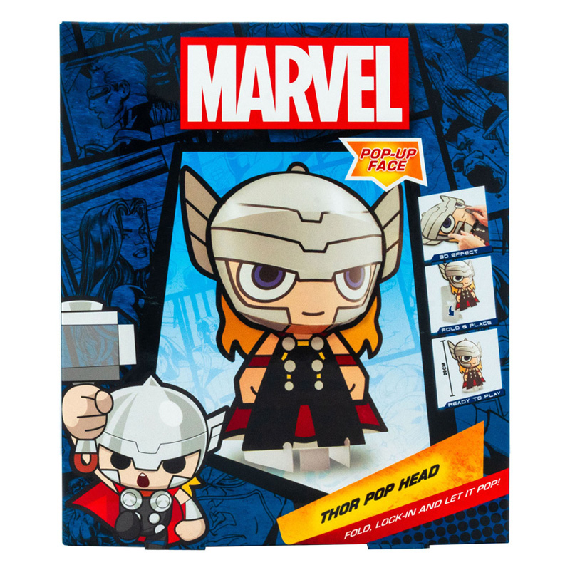 Falten Sie Ihren eigenen Marvel 3D-Figurenkarton