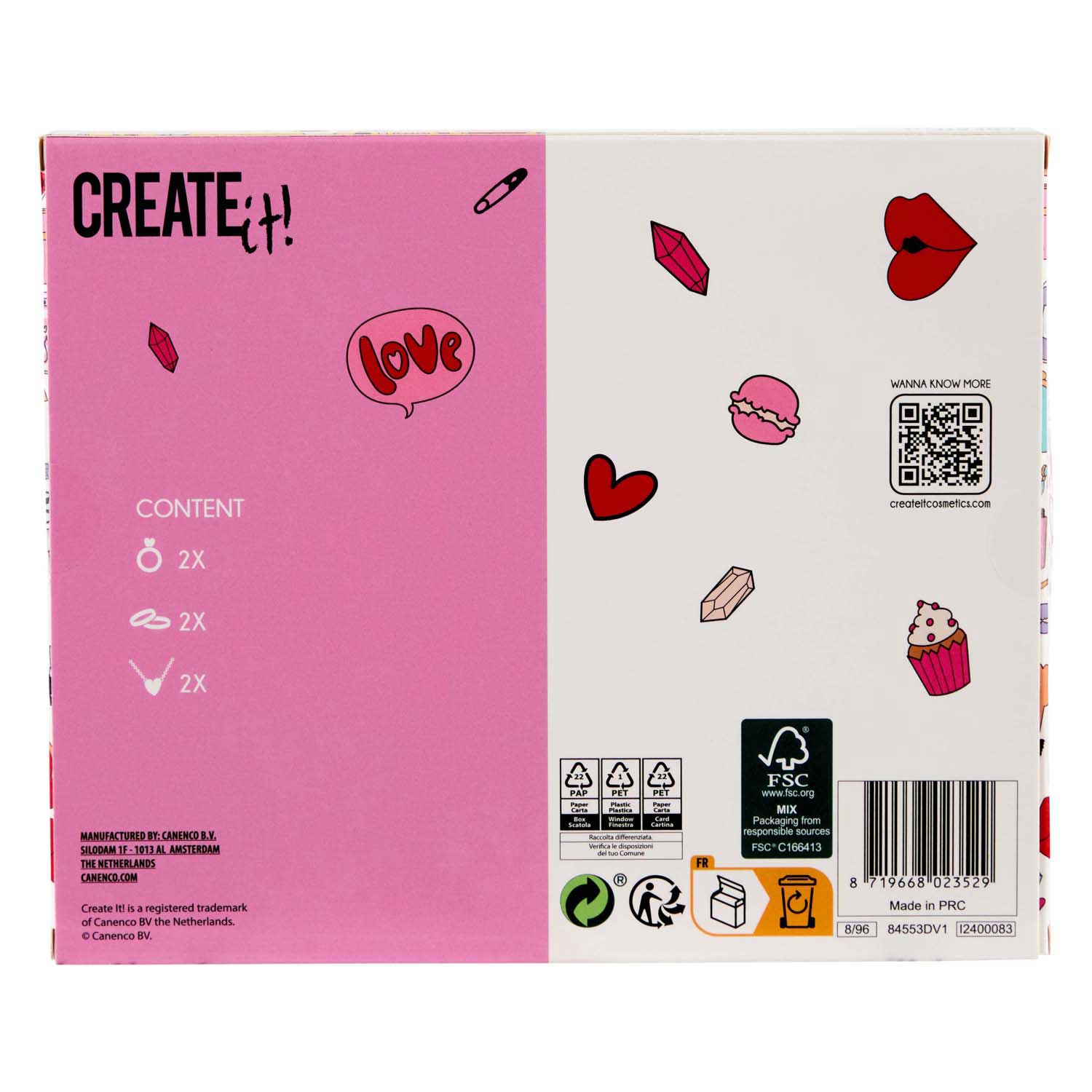 Ensemble de bijoux de beauté Create It!