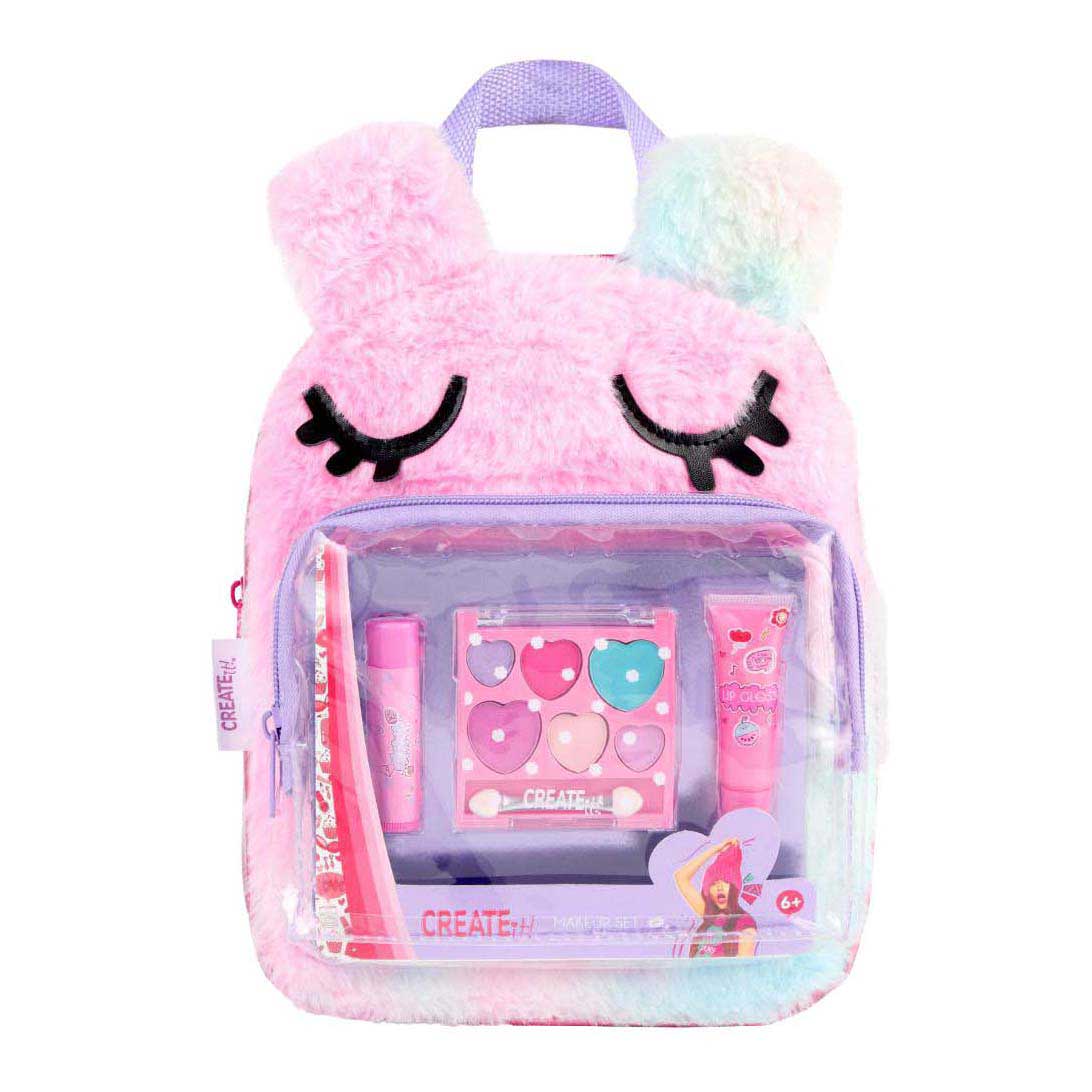 Coffret de maquillage Create It! dans un sac à dos moelleux