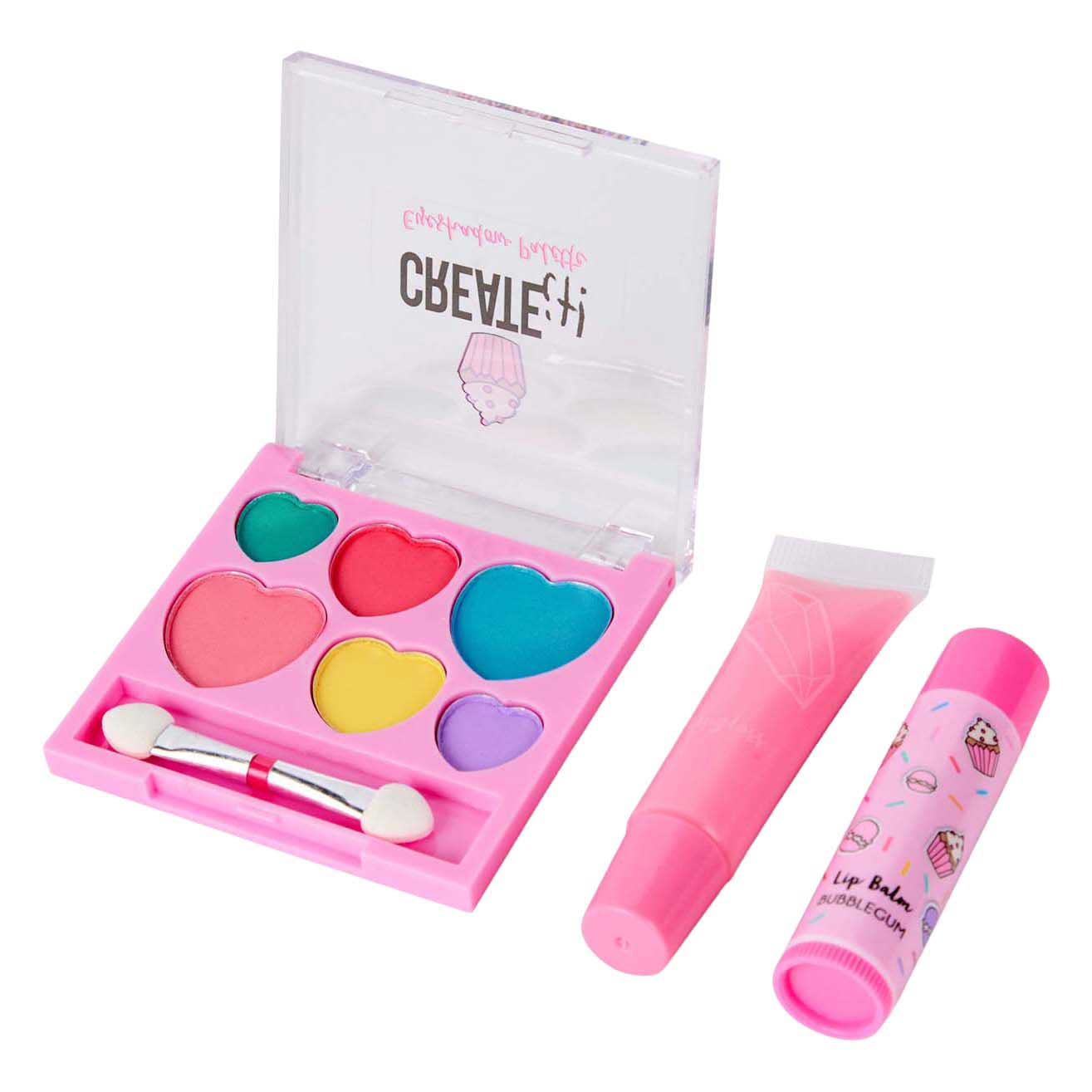 Coffret de maquillage Create It! dans un sac à dos moelleux