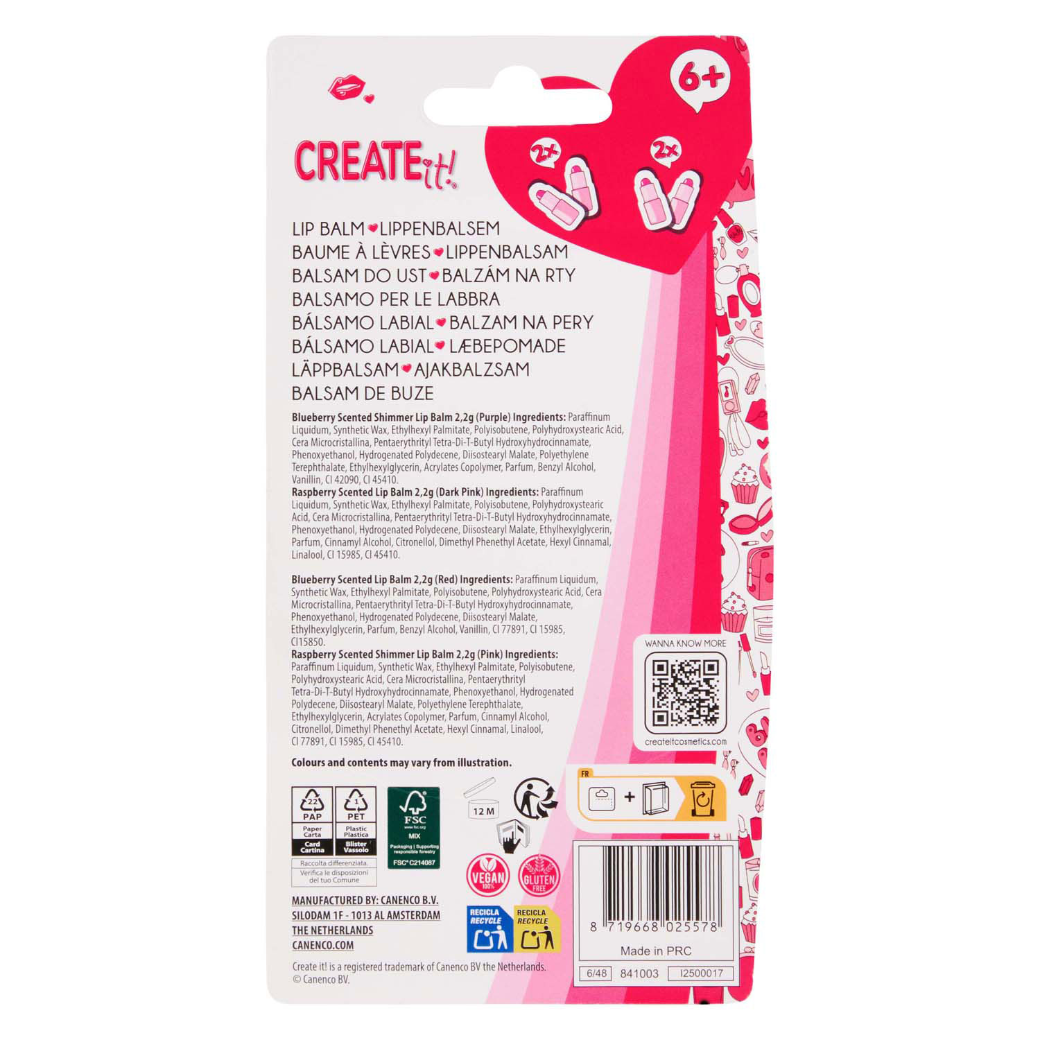 Create It! Beauty Lippenbalsem Flip Hart