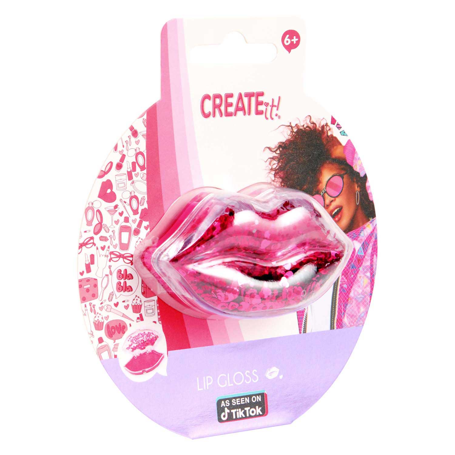 Create It! Brillant à lèvres beauté avec confettis