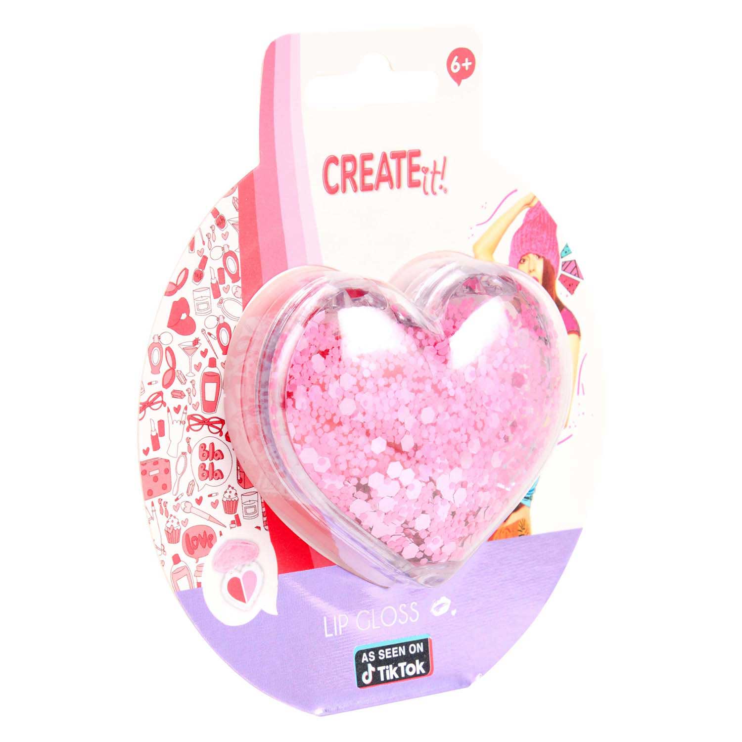 Create It! Brillant à lèvres beauté avec confettis