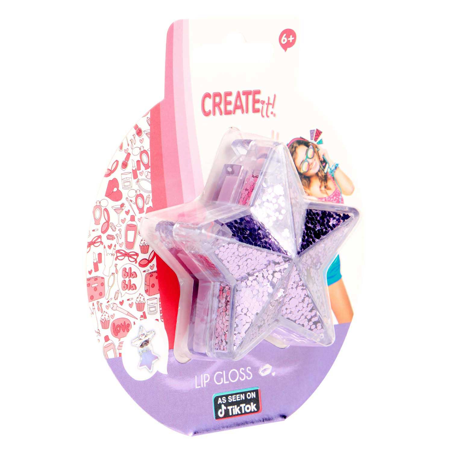 Create It! Brillant à lèvres beauté avec confettis