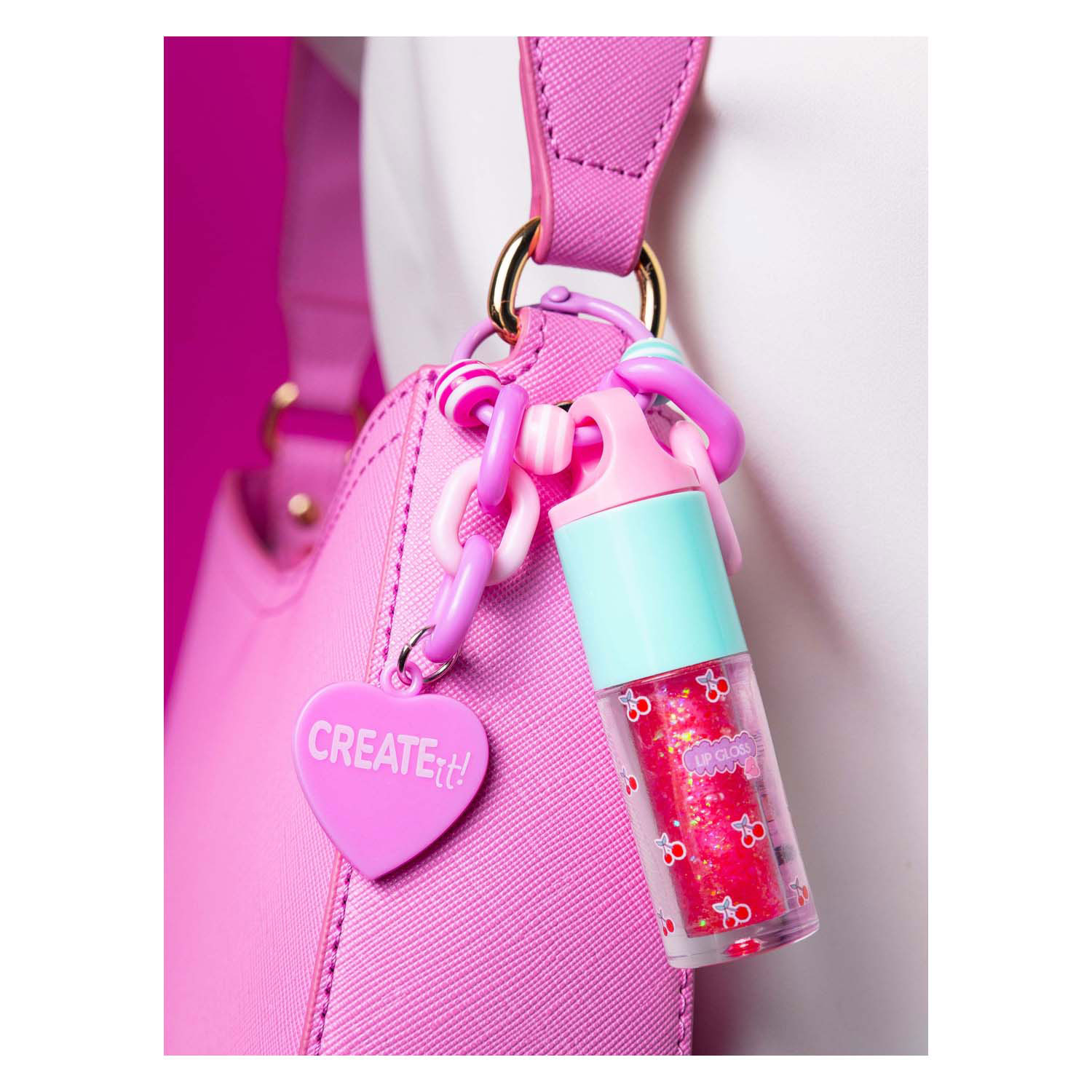 Create It! Beauty Lipgloss Chunky Sleutelhanger