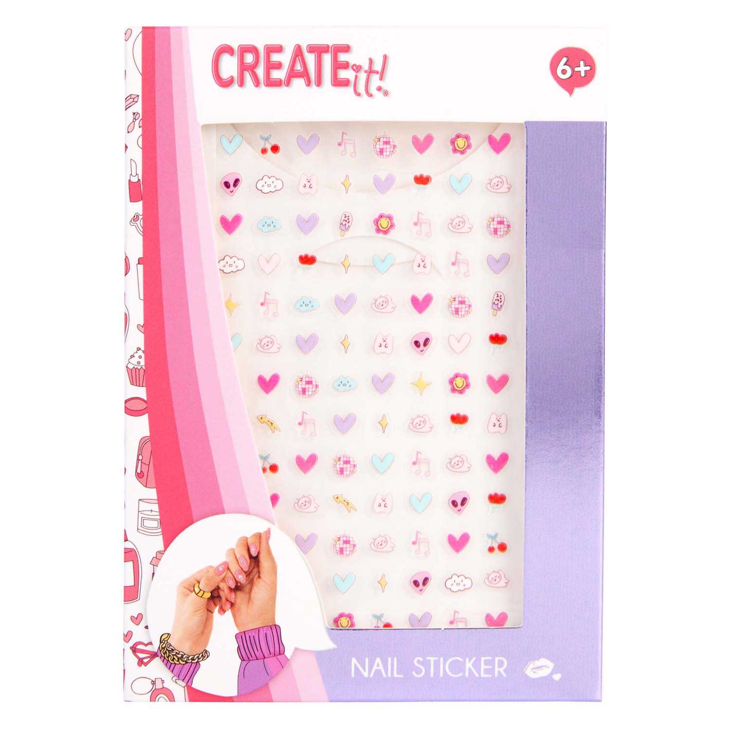 Feuille d'autocollants pour ongles « Create It! Beauty »