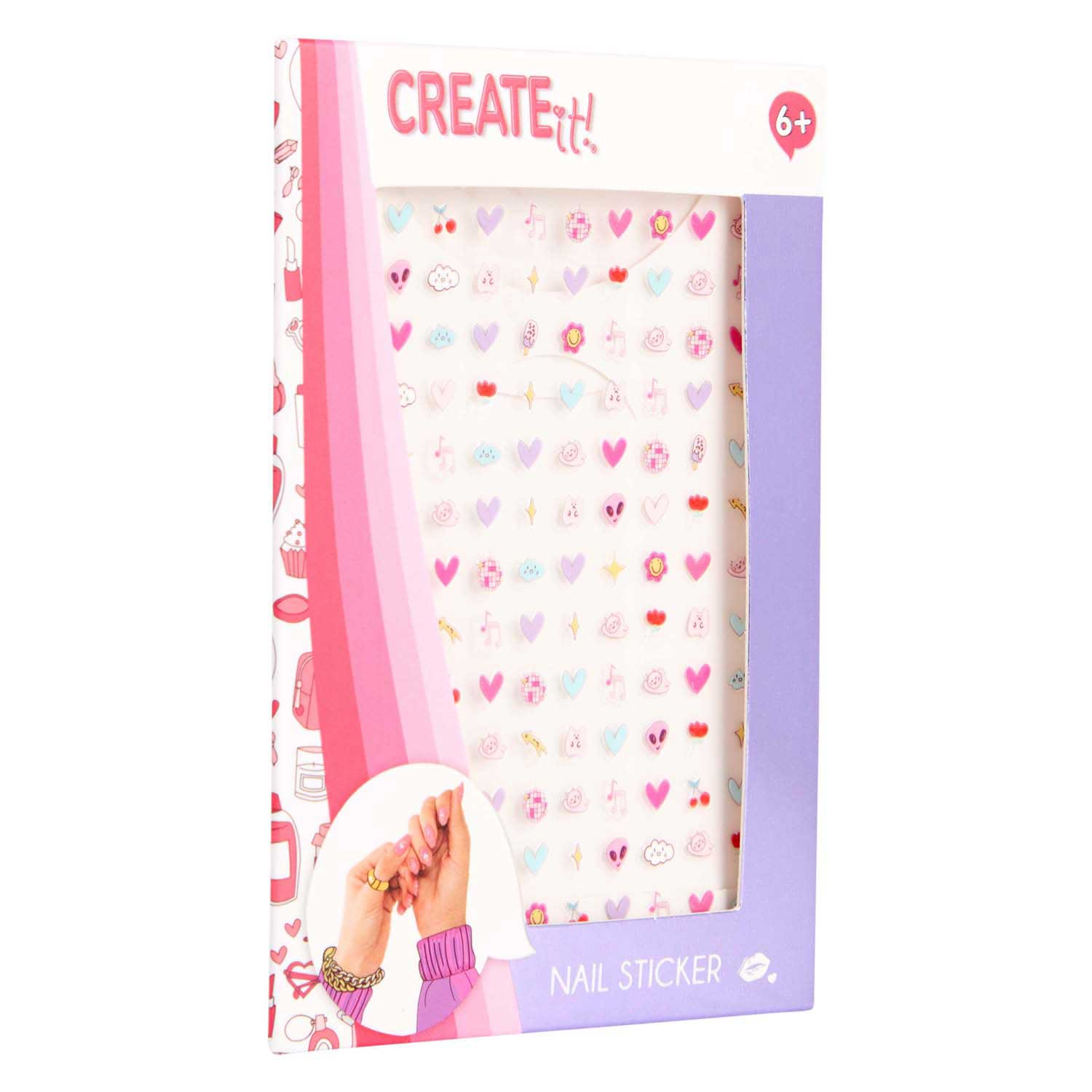 Feuille d'autocollants pour ongles « Create It! Beauty »