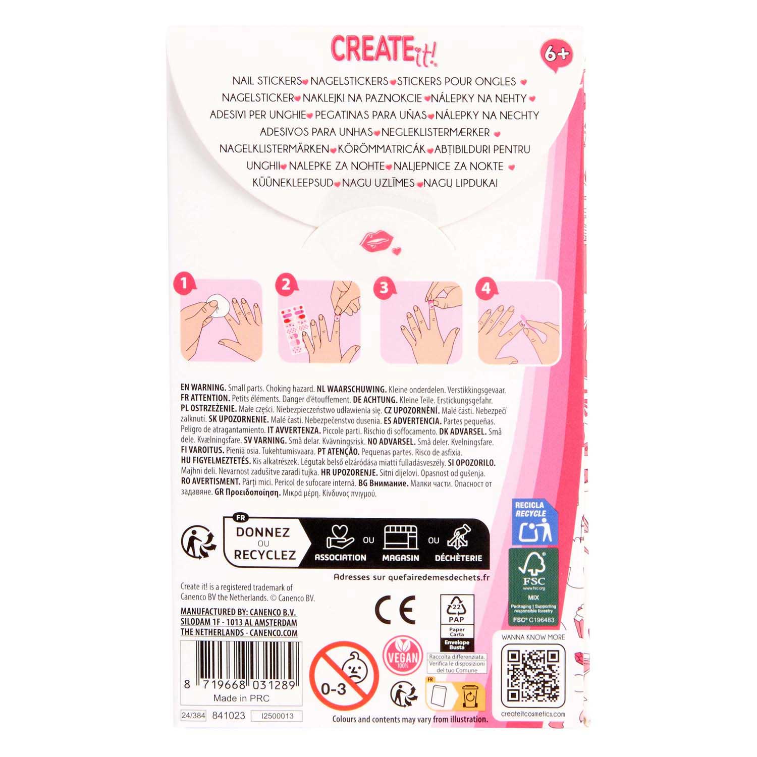 Autocollants pour ongles « Create It! »
