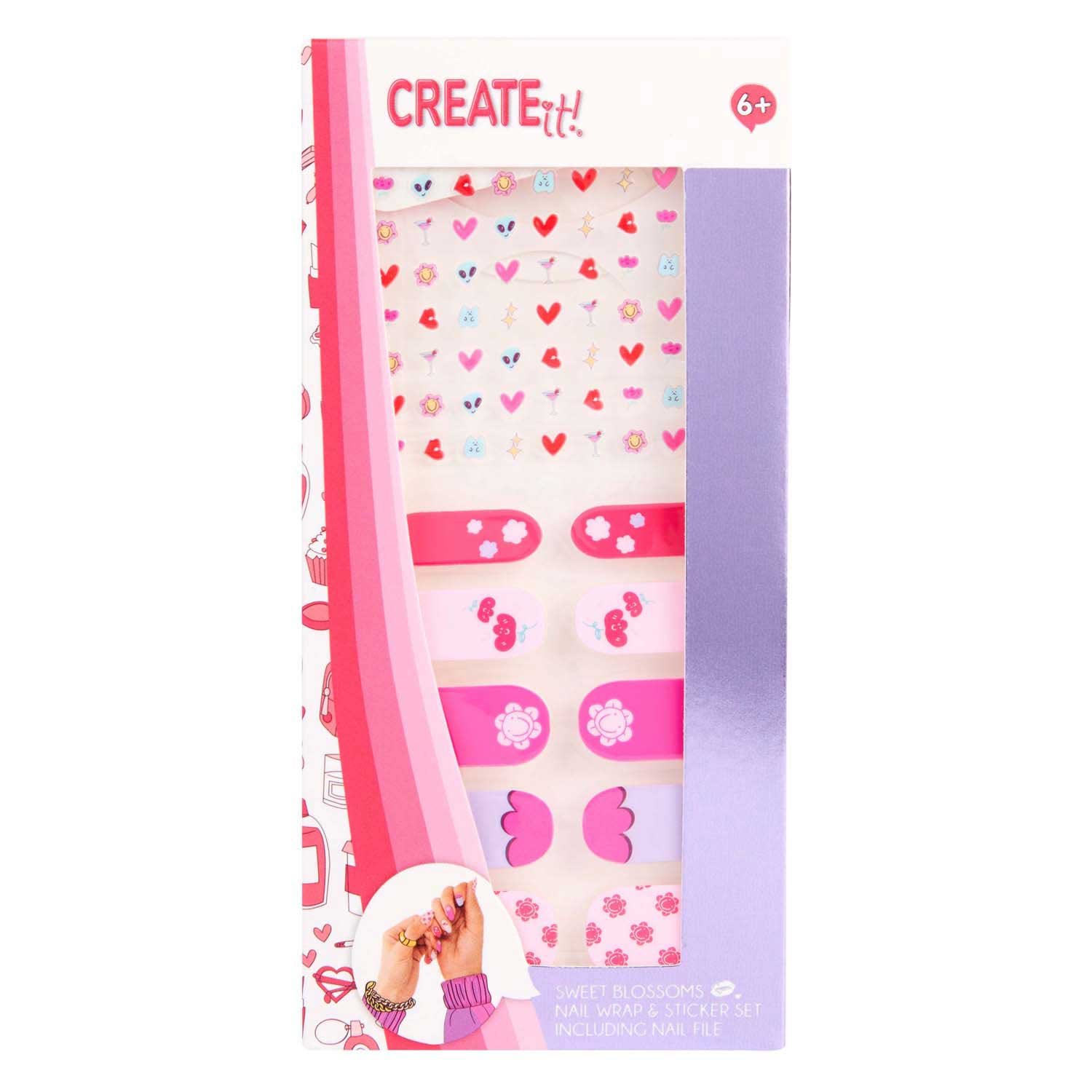 Coffret de création d'autocollants pour ongles « Create It! Beauty »
