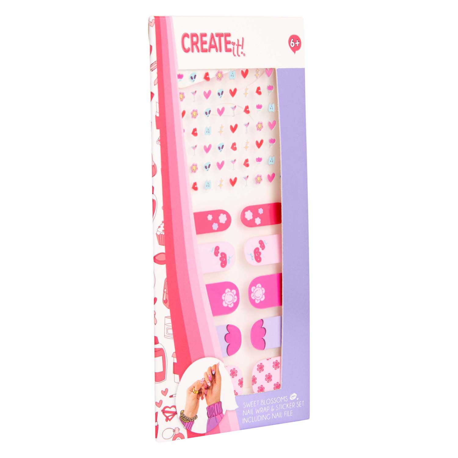 Coffret de création d'autocollants pour ongles « Create It! Beauty »