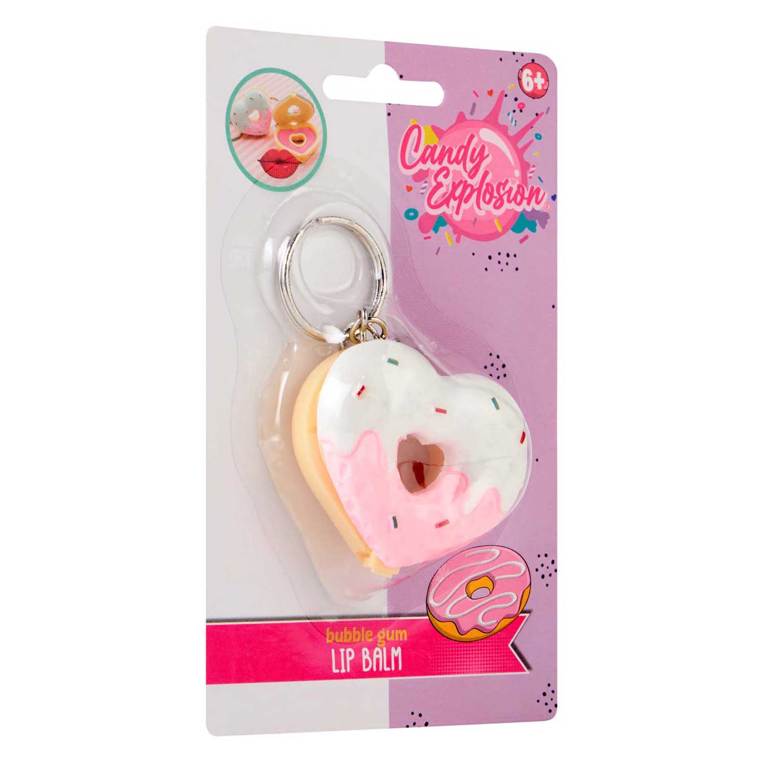 Porte - clés Baume à lèvres Donut Candy Explosion