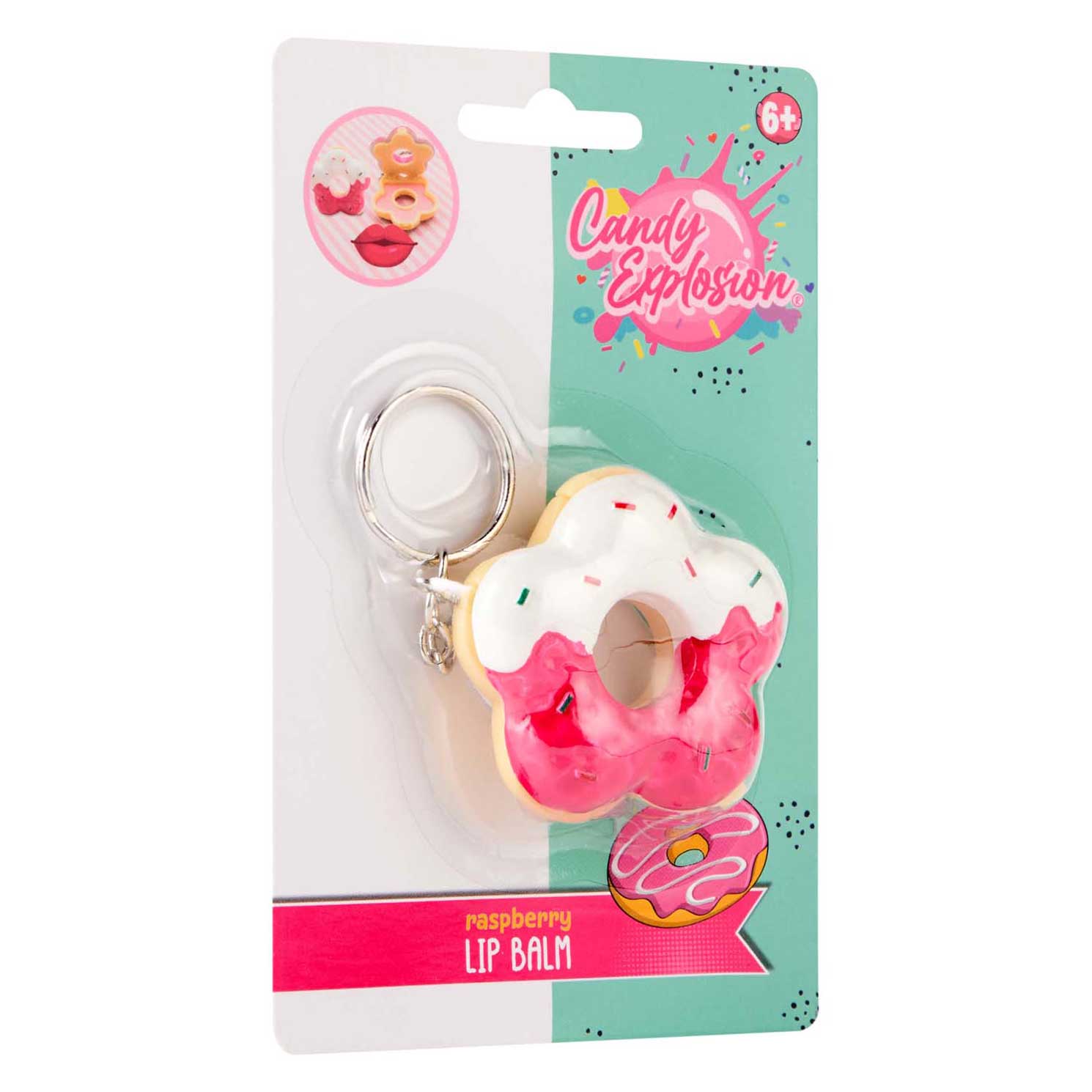 Porte - clés Baume à lèvres Donut Candy Explosion