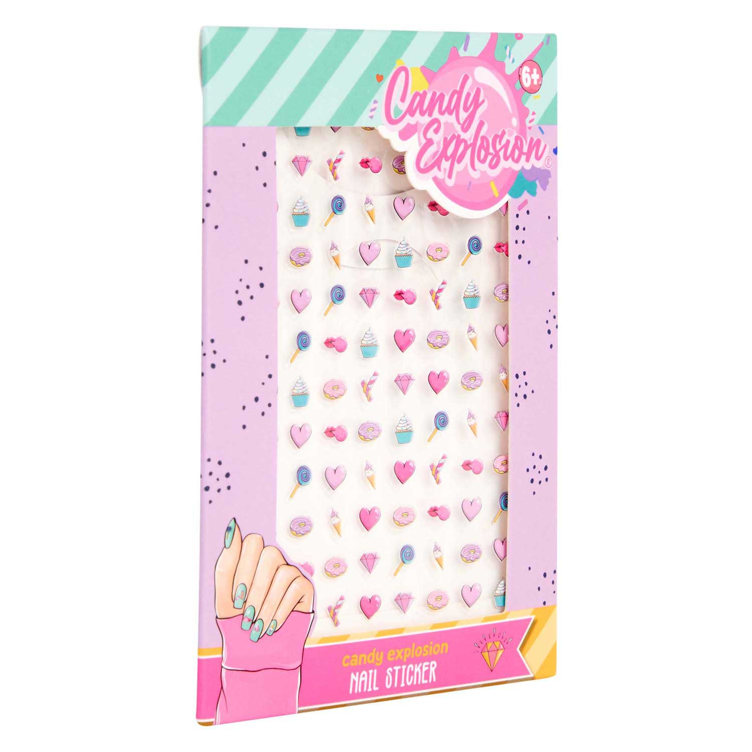 Autocollants pour ongles « Create It! » Candy Explosion