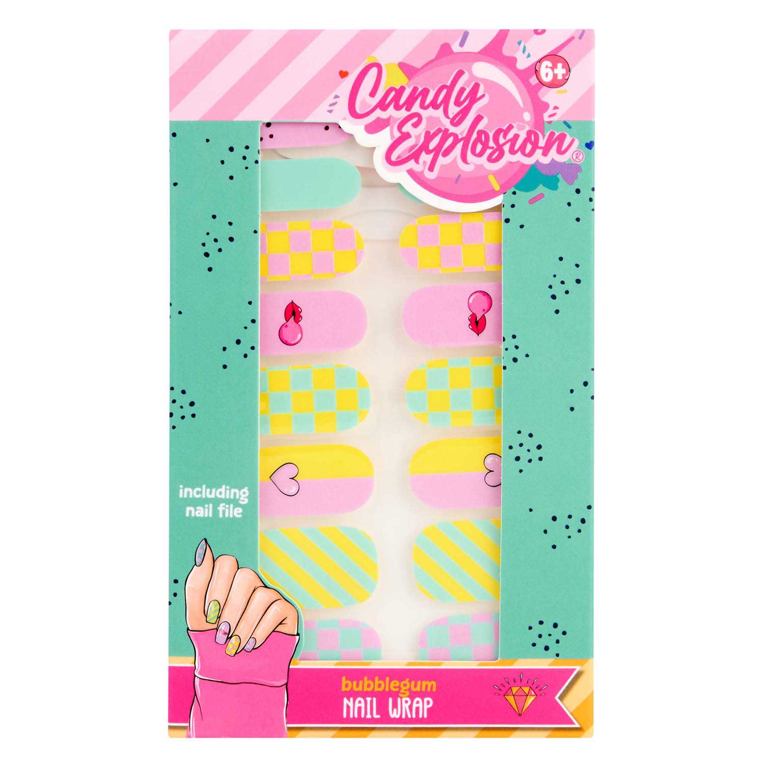 Autocollants pour faux ongles « Create It! Candy Explosion »