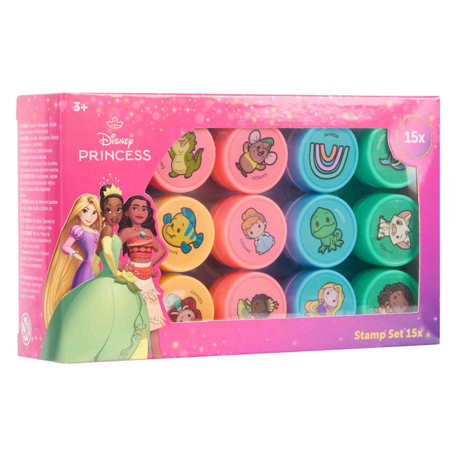 Ensemble de tampons Princesses Disney , 15 pièces.