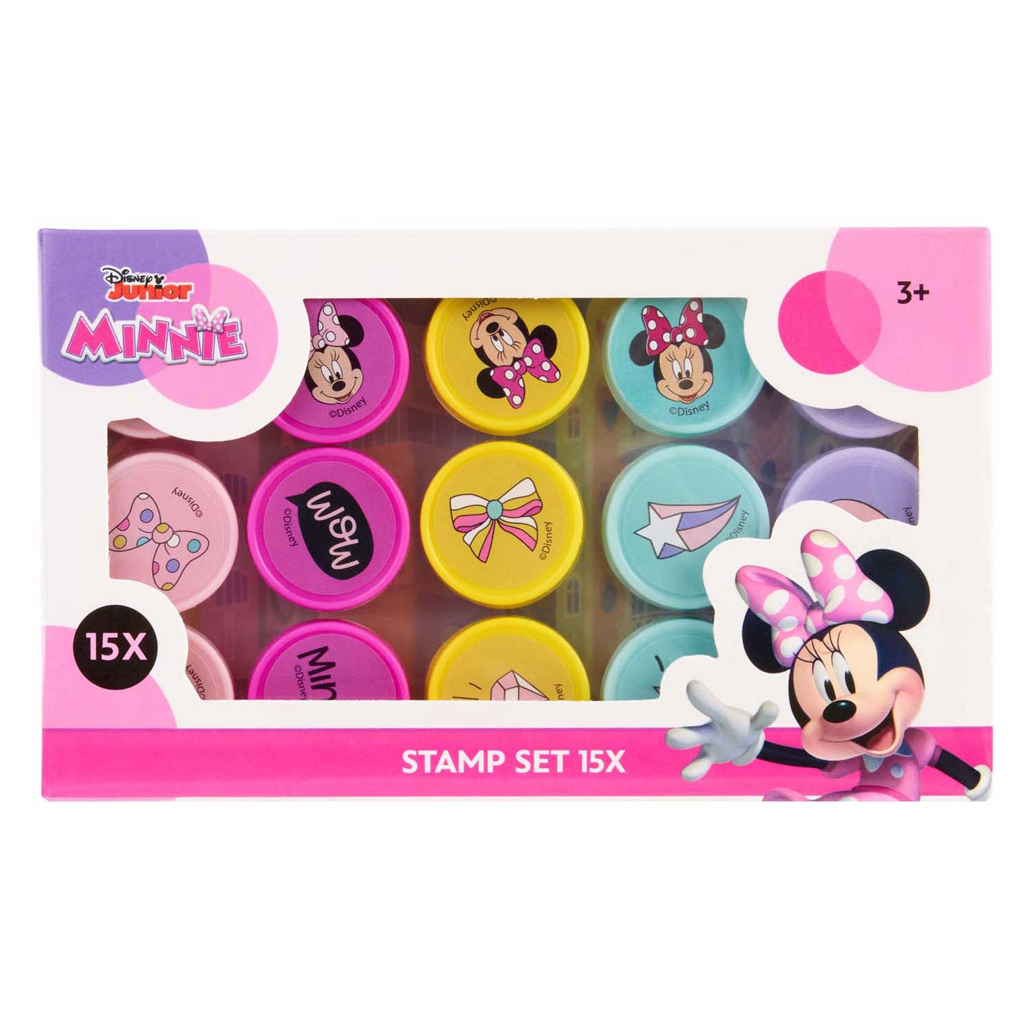Ensemble de tampons Minnie Mouse , 15 pièces.