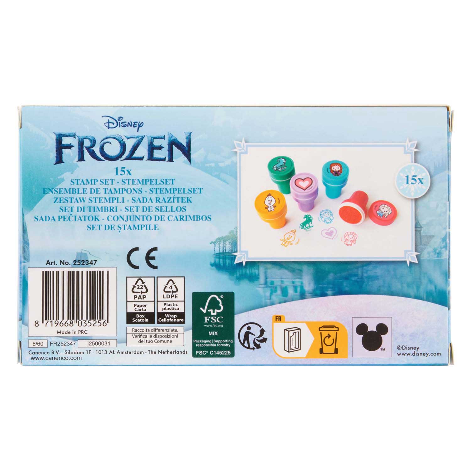 Frozen Stempelset, 15st.