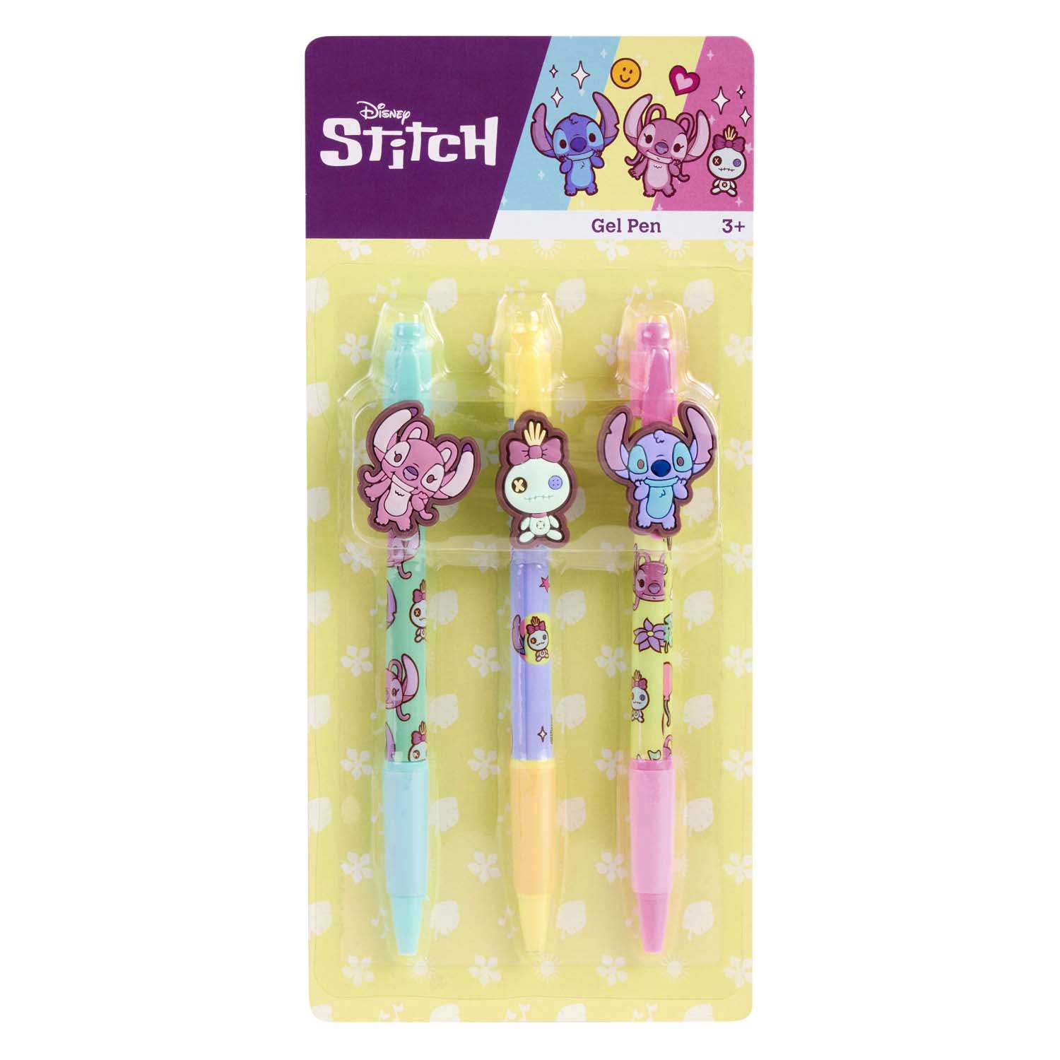 Stylos gel Stitch, 3 pièces