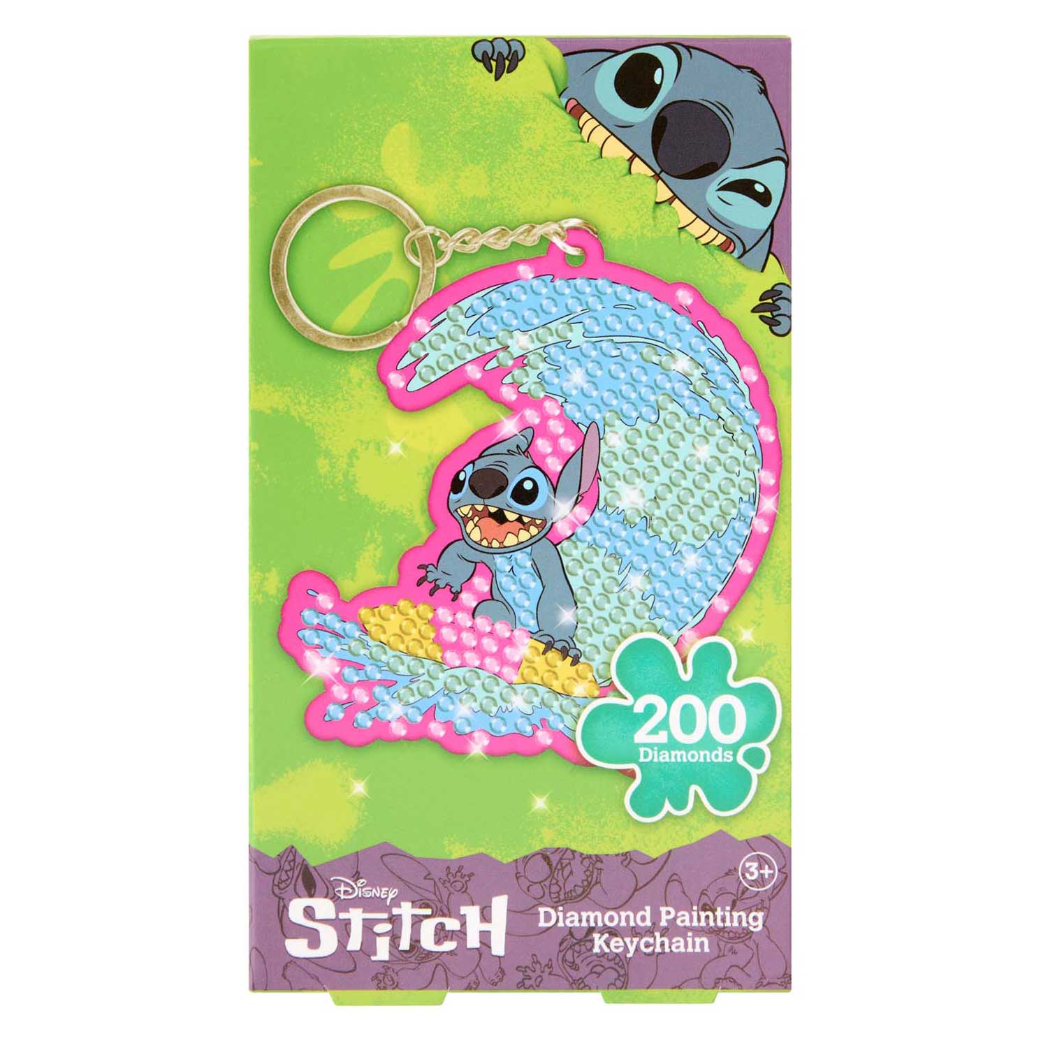 Stitch Diamond Painting Sleutelhanger