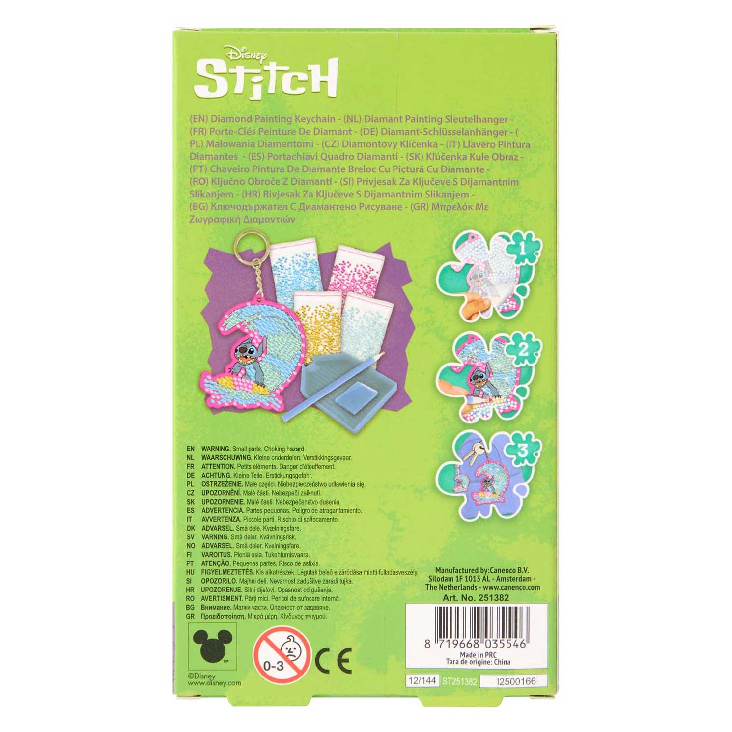 Stitch Diamond Painting Sleutelhanger