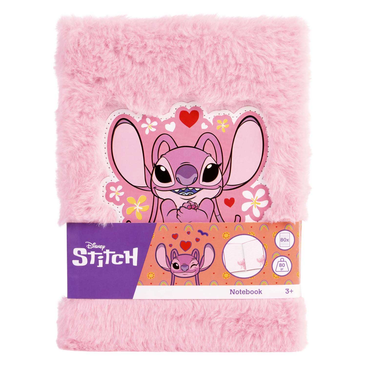 Carnet de notes en peluche Stitch Angel