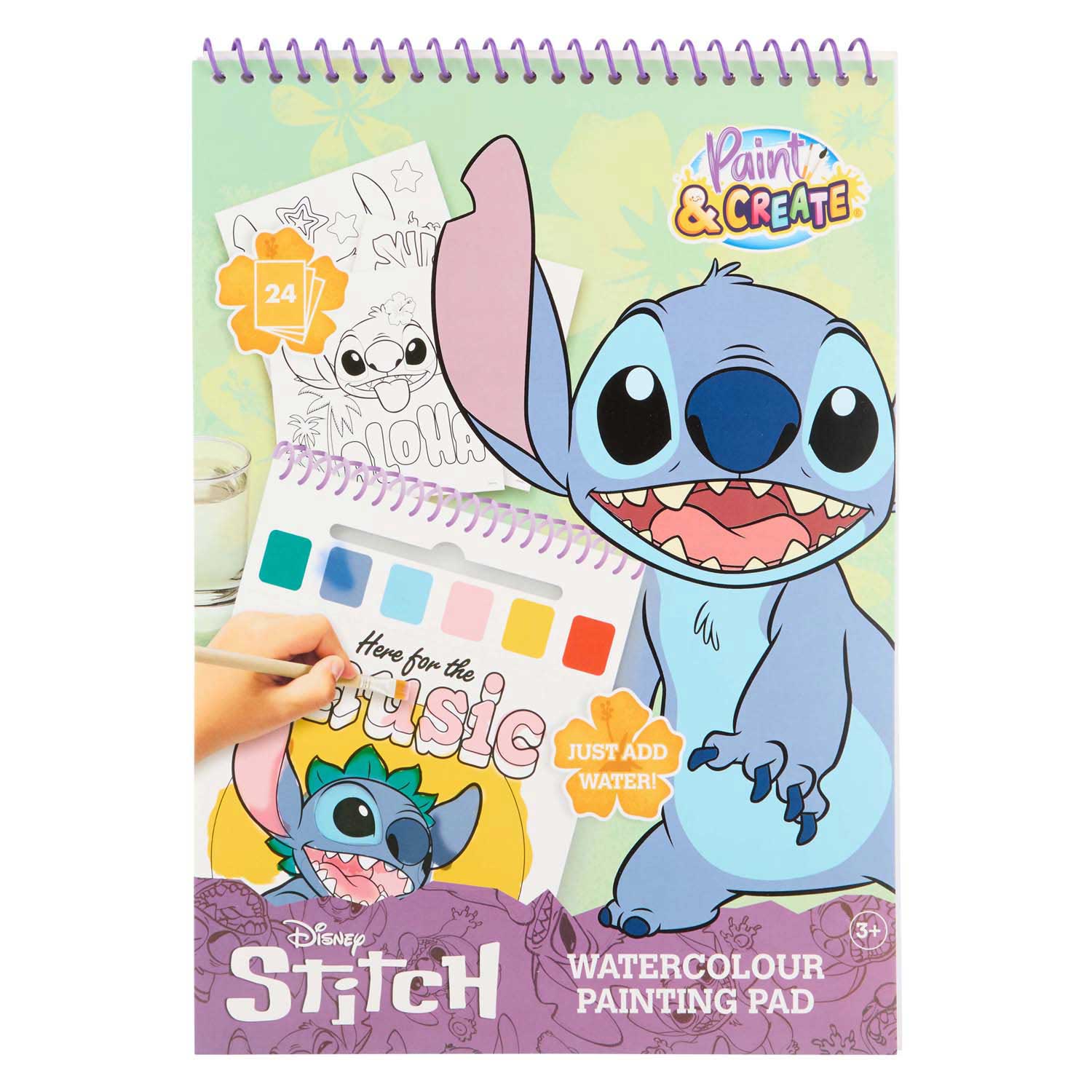 Stitch Water Verfset Boek - incl Kwast