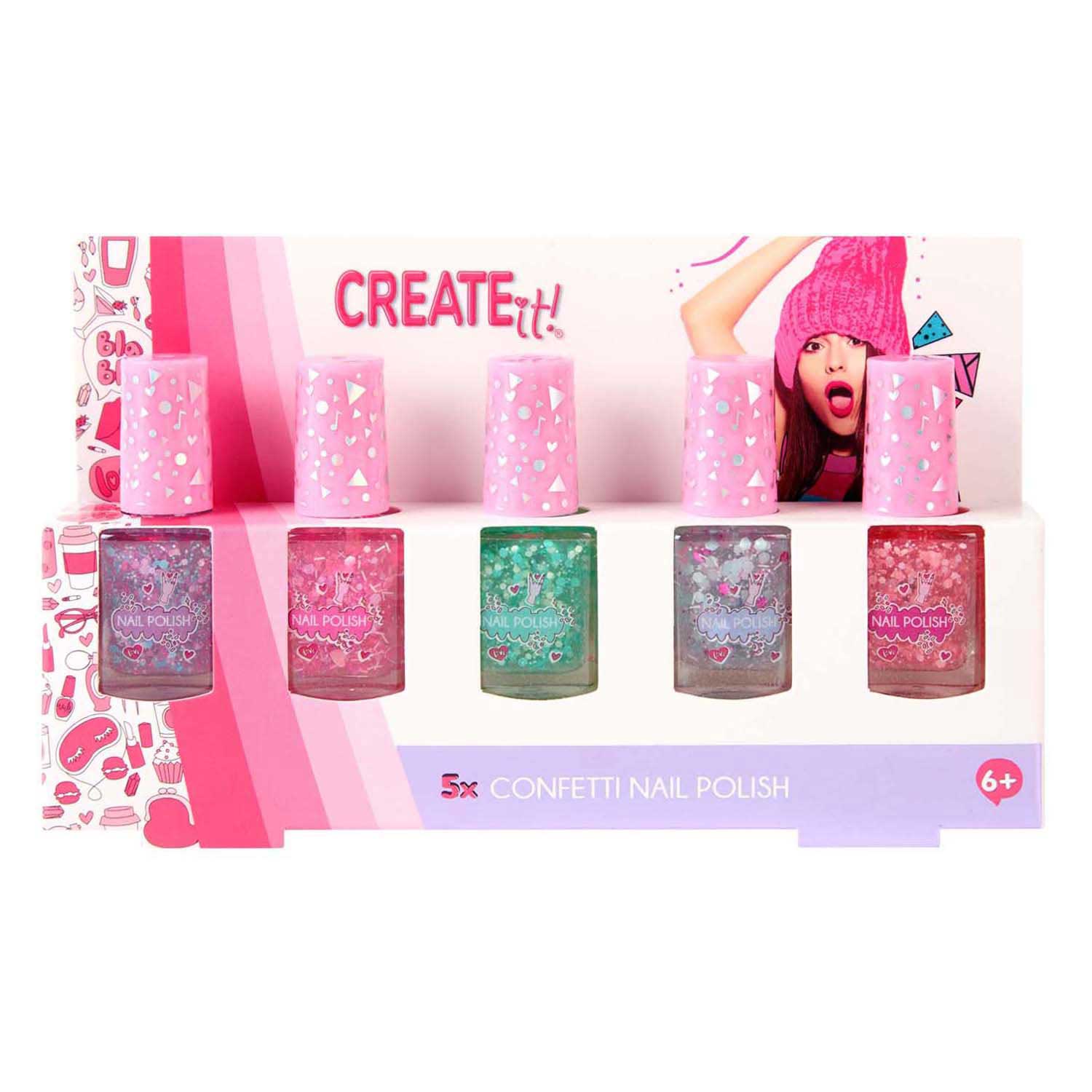 Create It! Nagellak Confetti - 5dlg.
