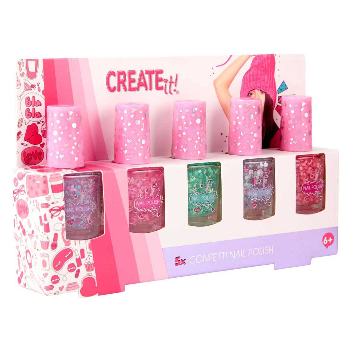 Create It! Nagellak Confetti - 5dlg.