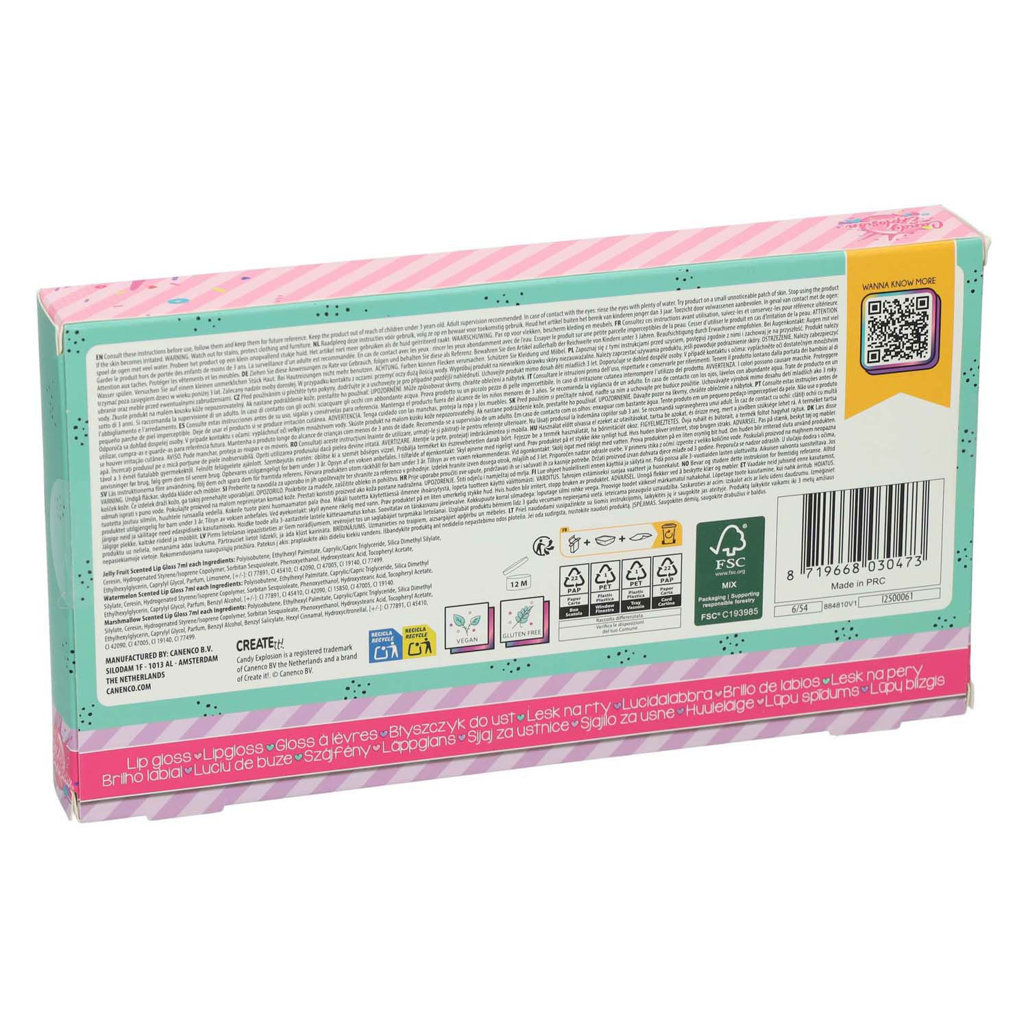 Create It! Lipgloss Swirl - 7st.