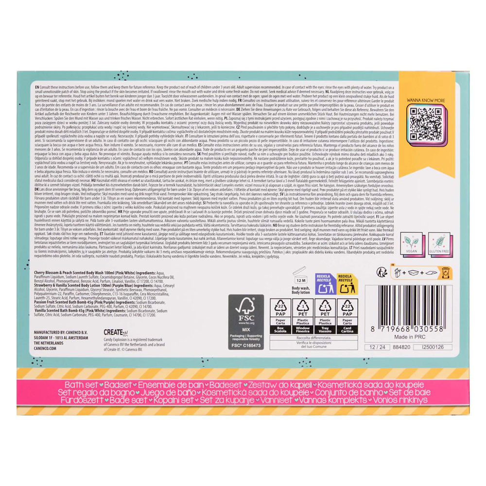 Create It! Candy Explosion Badset