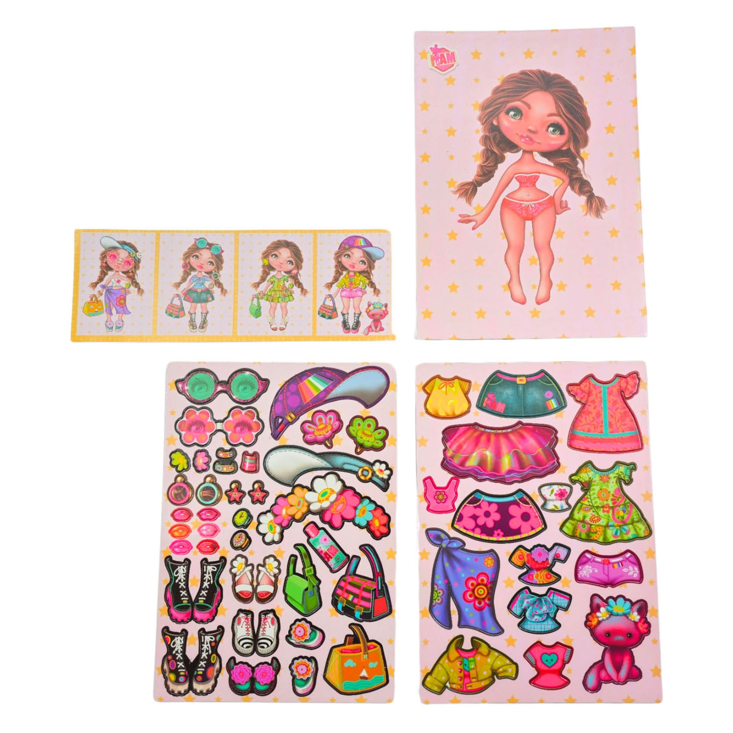 I AM Magnetic Dress Up Doll - Summer A5